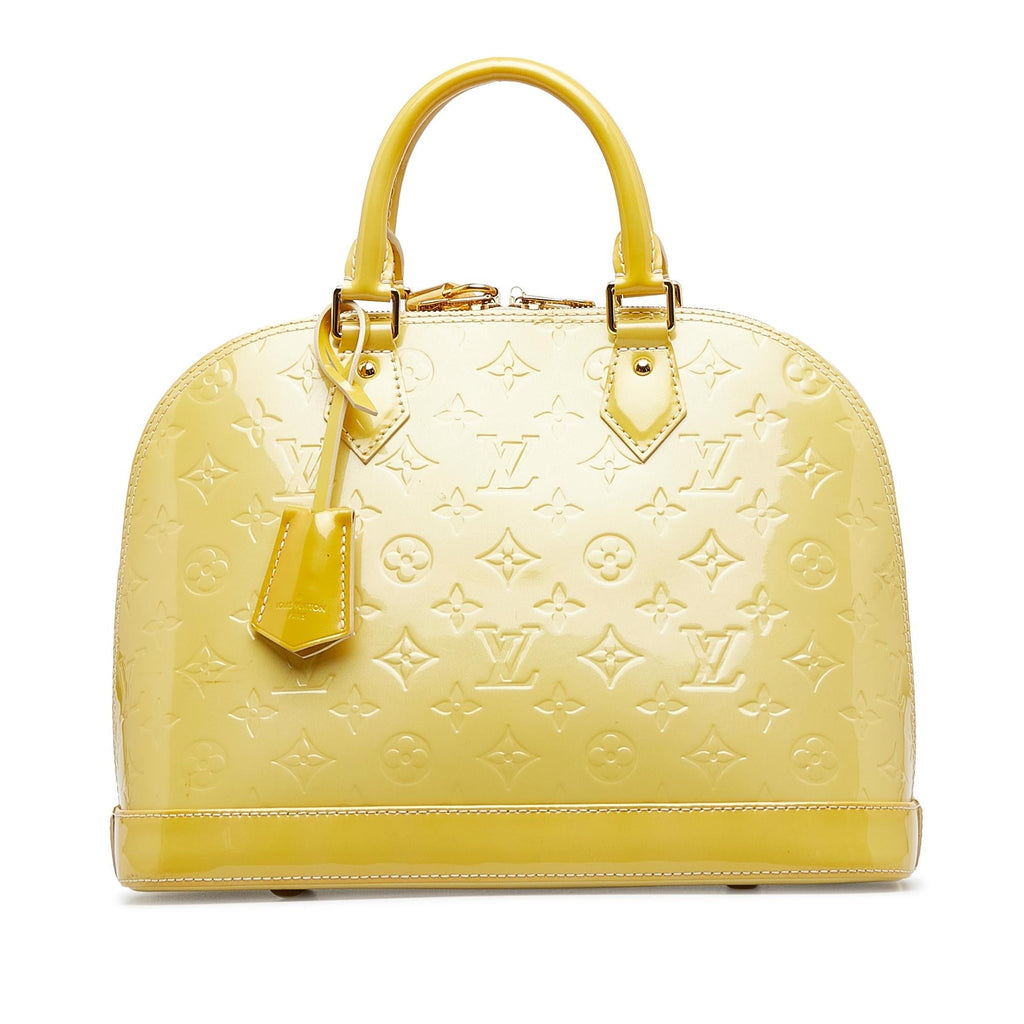 Louis Vuitton Monogram Vernis Alma PM (SHG-6v1uom)