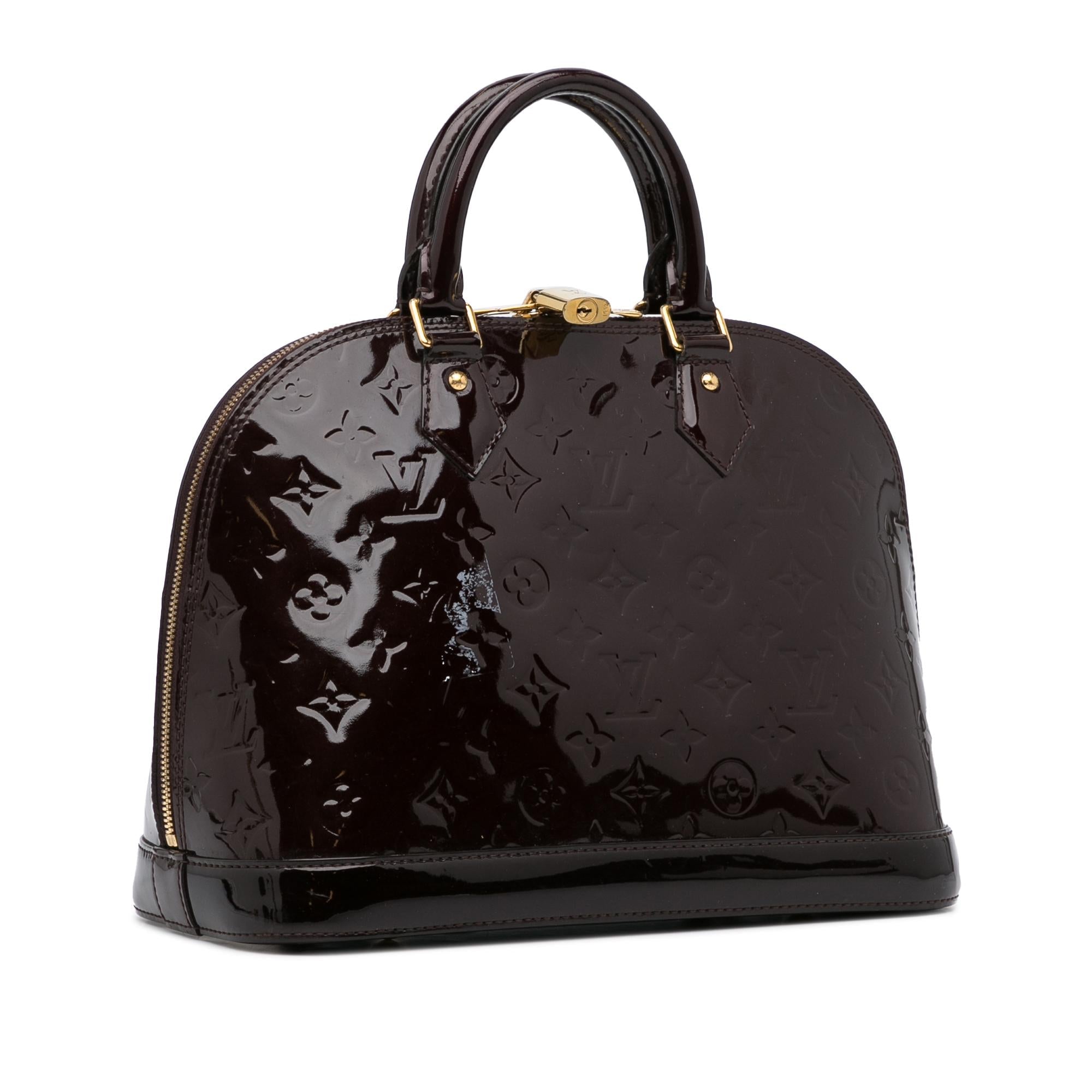 Louis Vuitton Monogram Vernis Alma PM (SHG-jyXKYF)