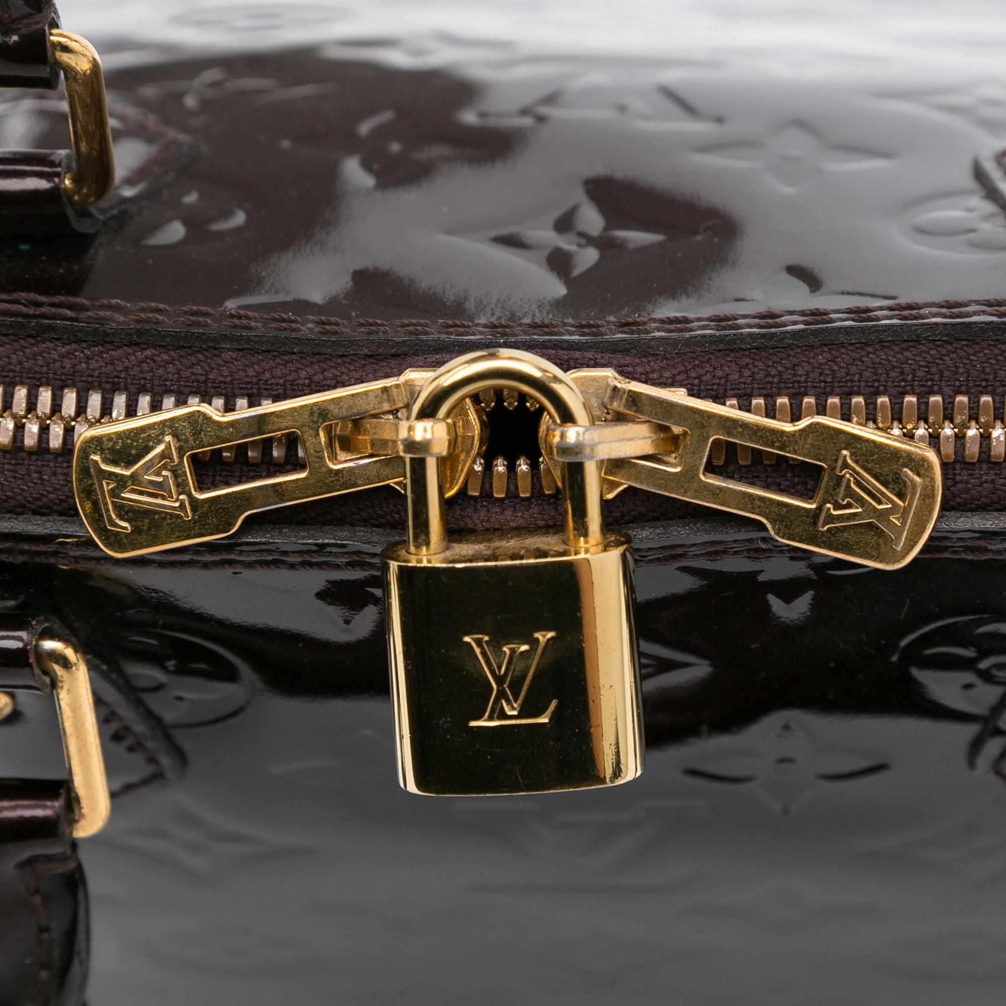 Louis Vuitton Monogram Vernis Alma PM (SHG-jyXKYF)