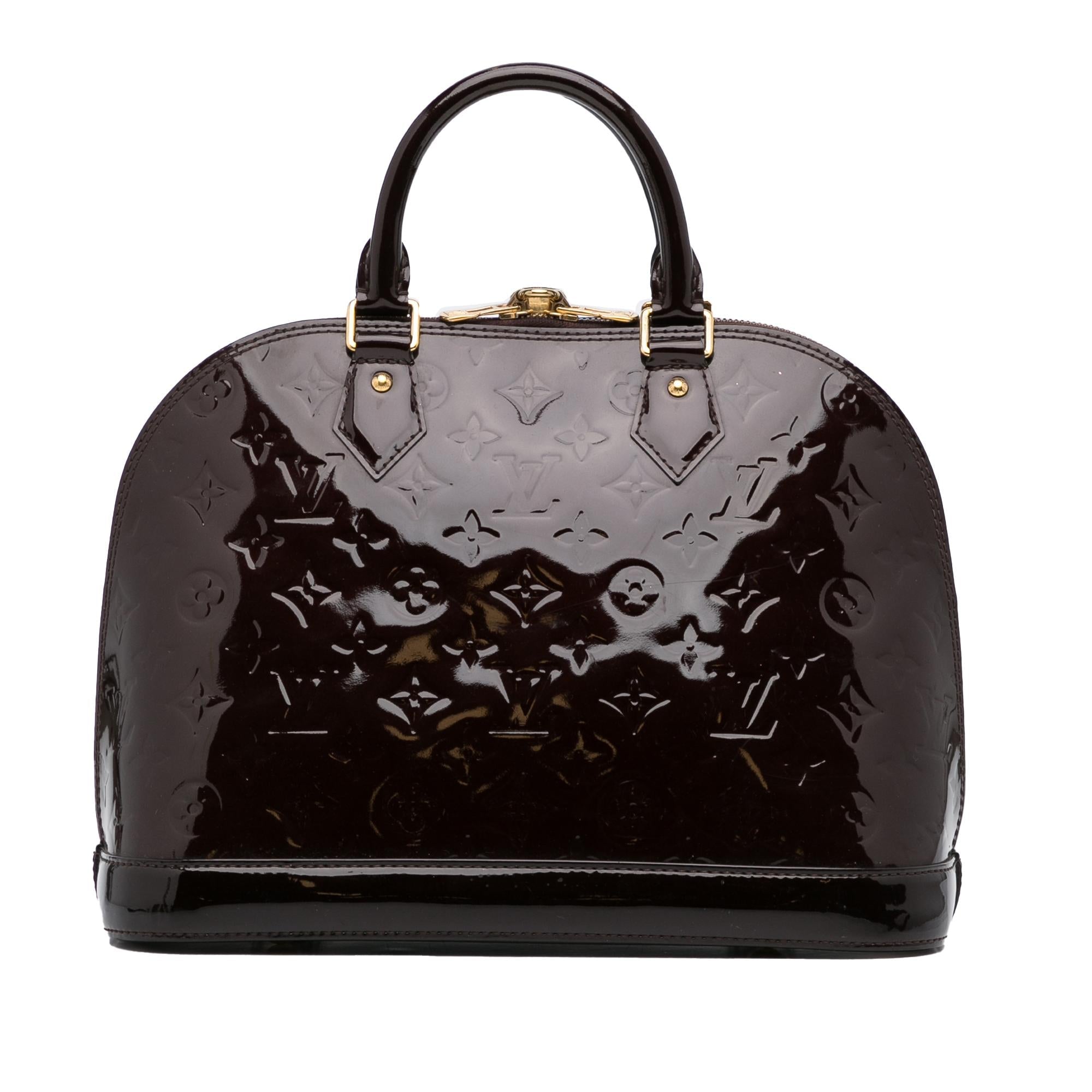 Louis Vuitton Monogram Vernis Alma PM (SHG-jyXKYF)
