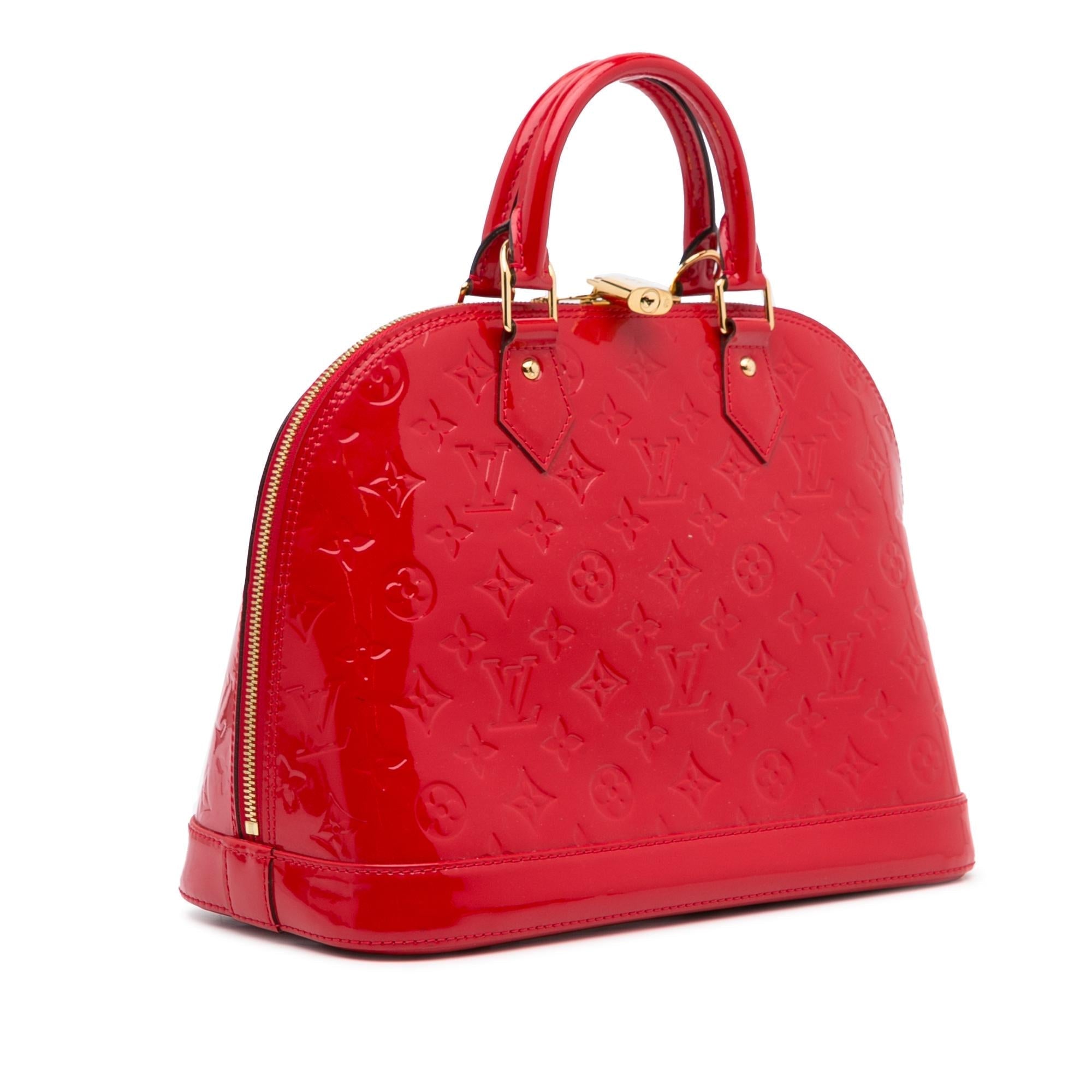 Louis Vuitton Monogram Vernis Alma PM (SHG-jPDRmX)