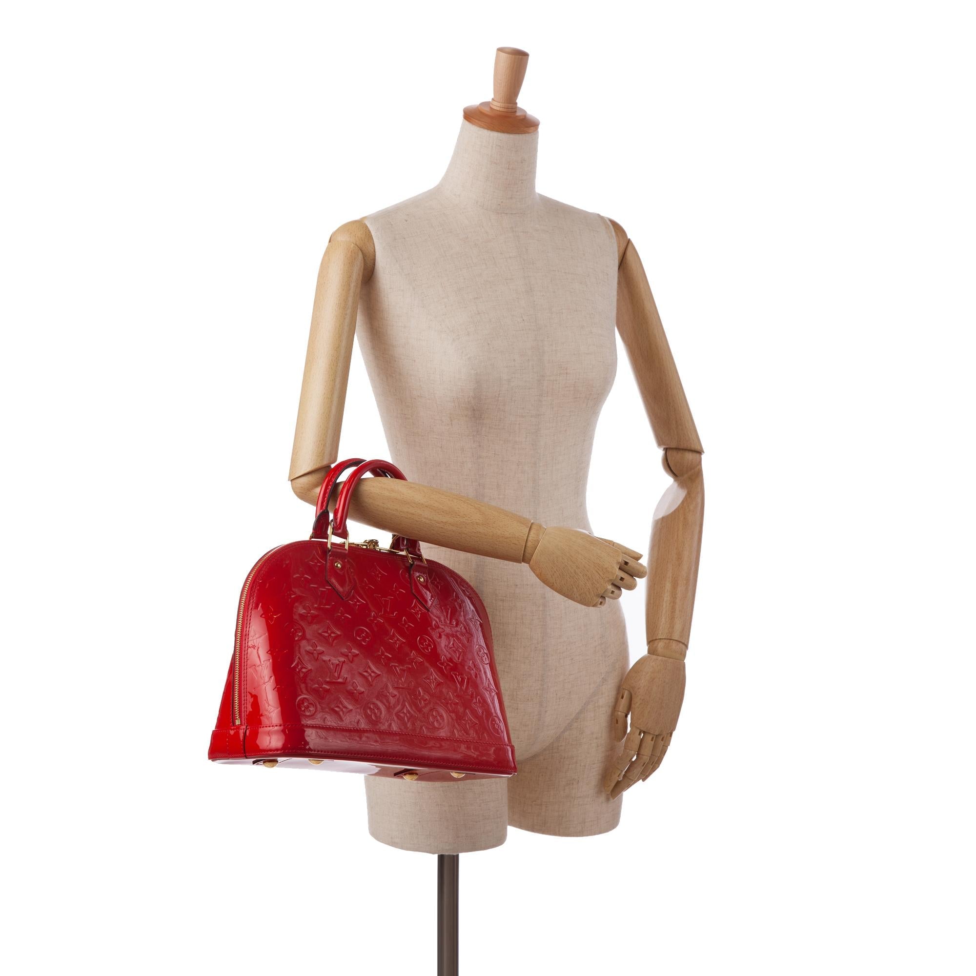 Louis Vuitton Monogram Vernis Alma PM (SHG-jPDRmX)