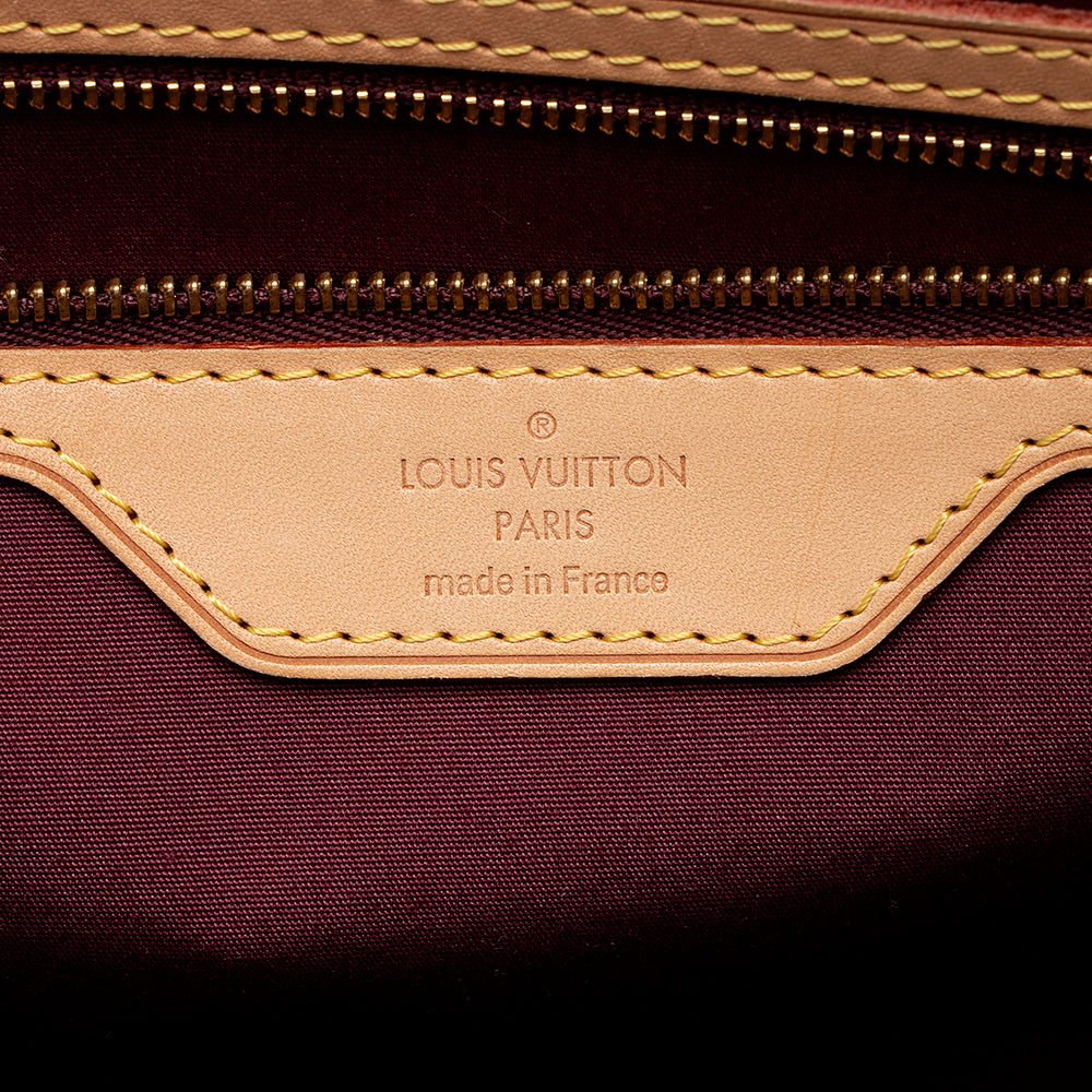 Louis Vuitton Monogram Vernis Brea GM Satchel (SHF-20550)