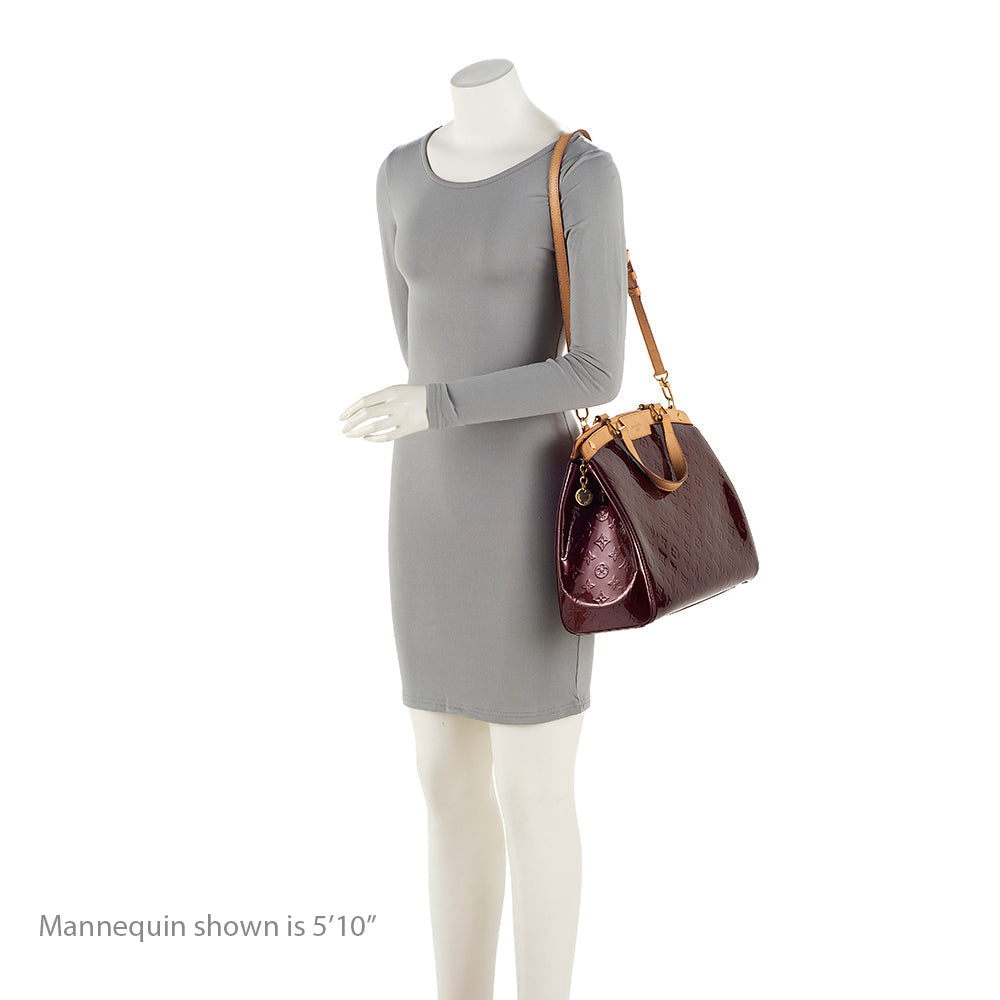 Louis Vuitton Monogram Vernis Brea GM Satchel (SHF-20550)