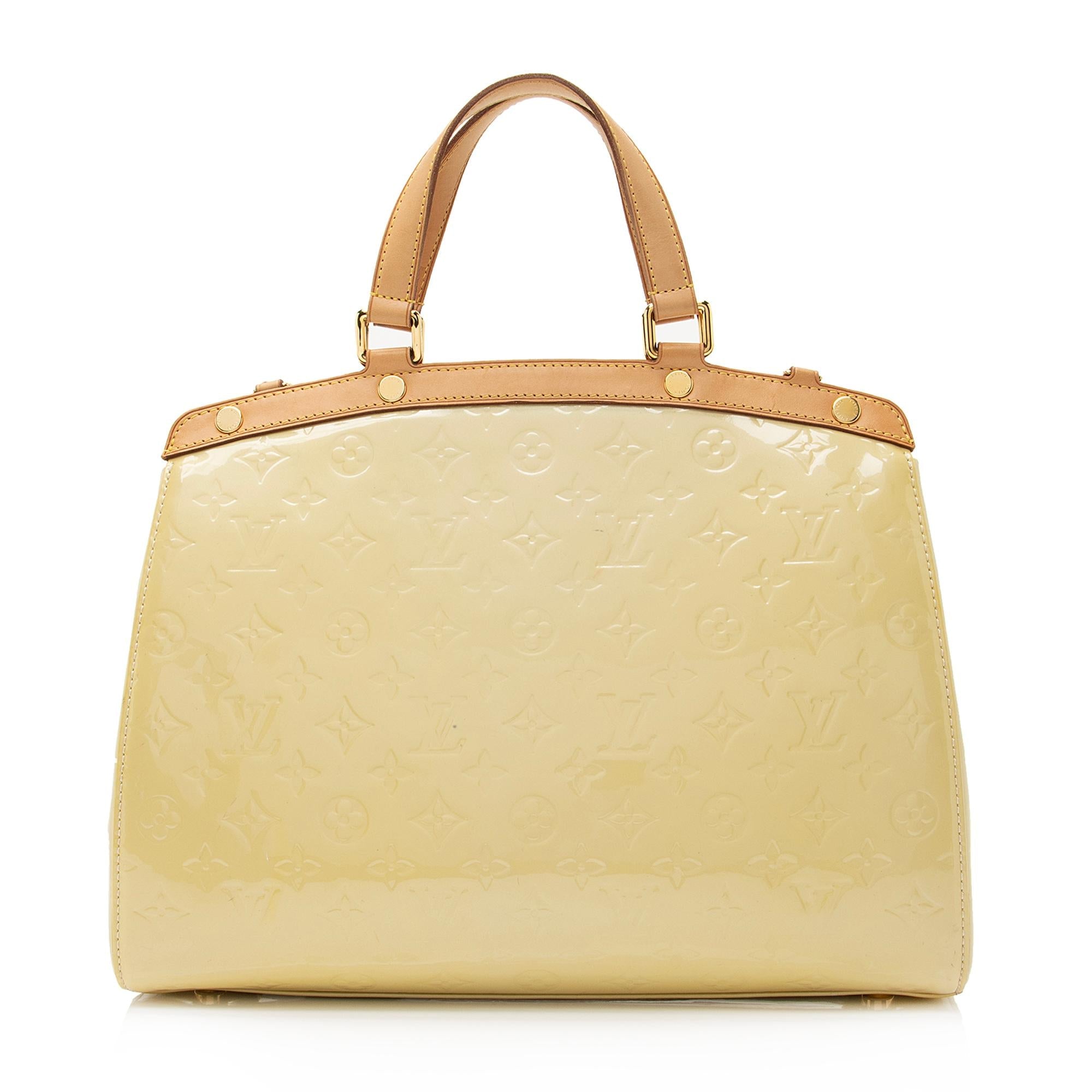 Louis Vuitton Monogram Vernis Brea GM Satchel (SHF-23147)