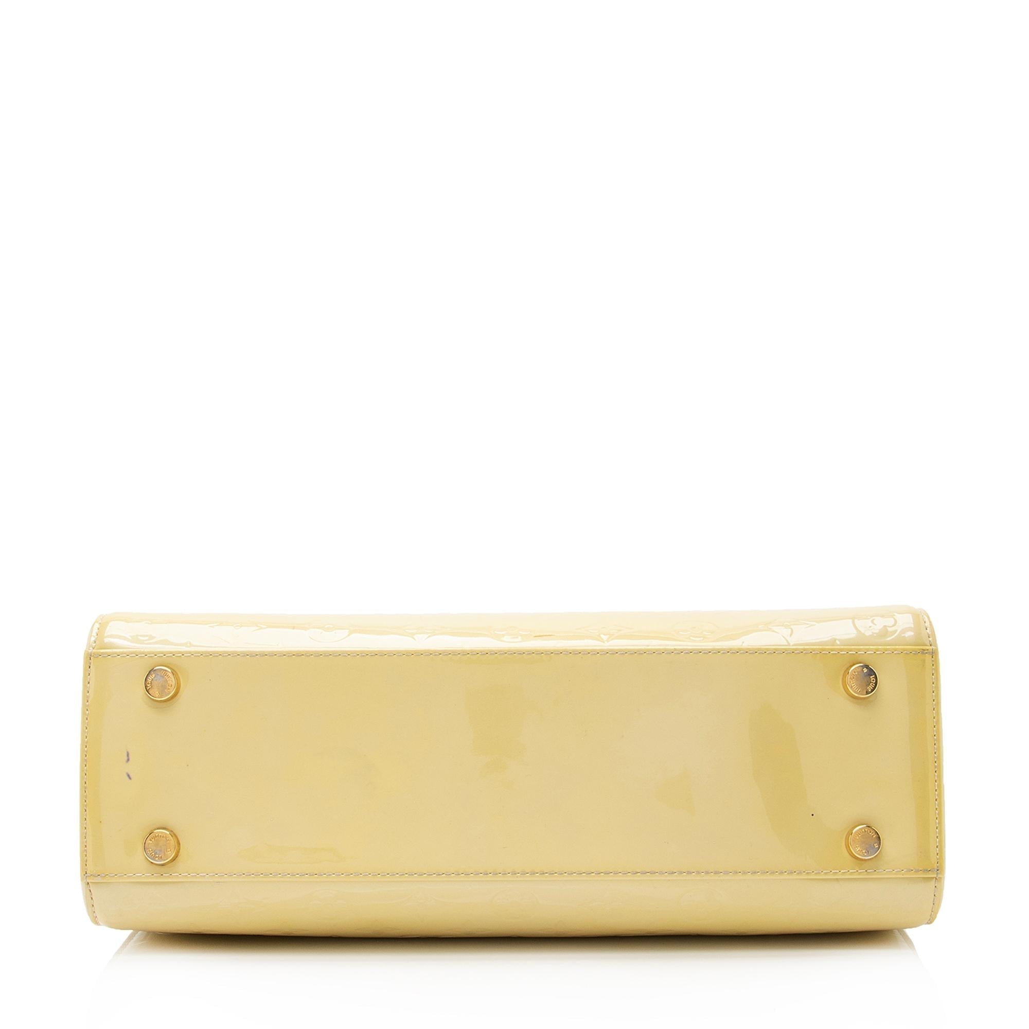 Louis Vuitton Monogram Vernis Brea GM Satchel (SHF-23147)