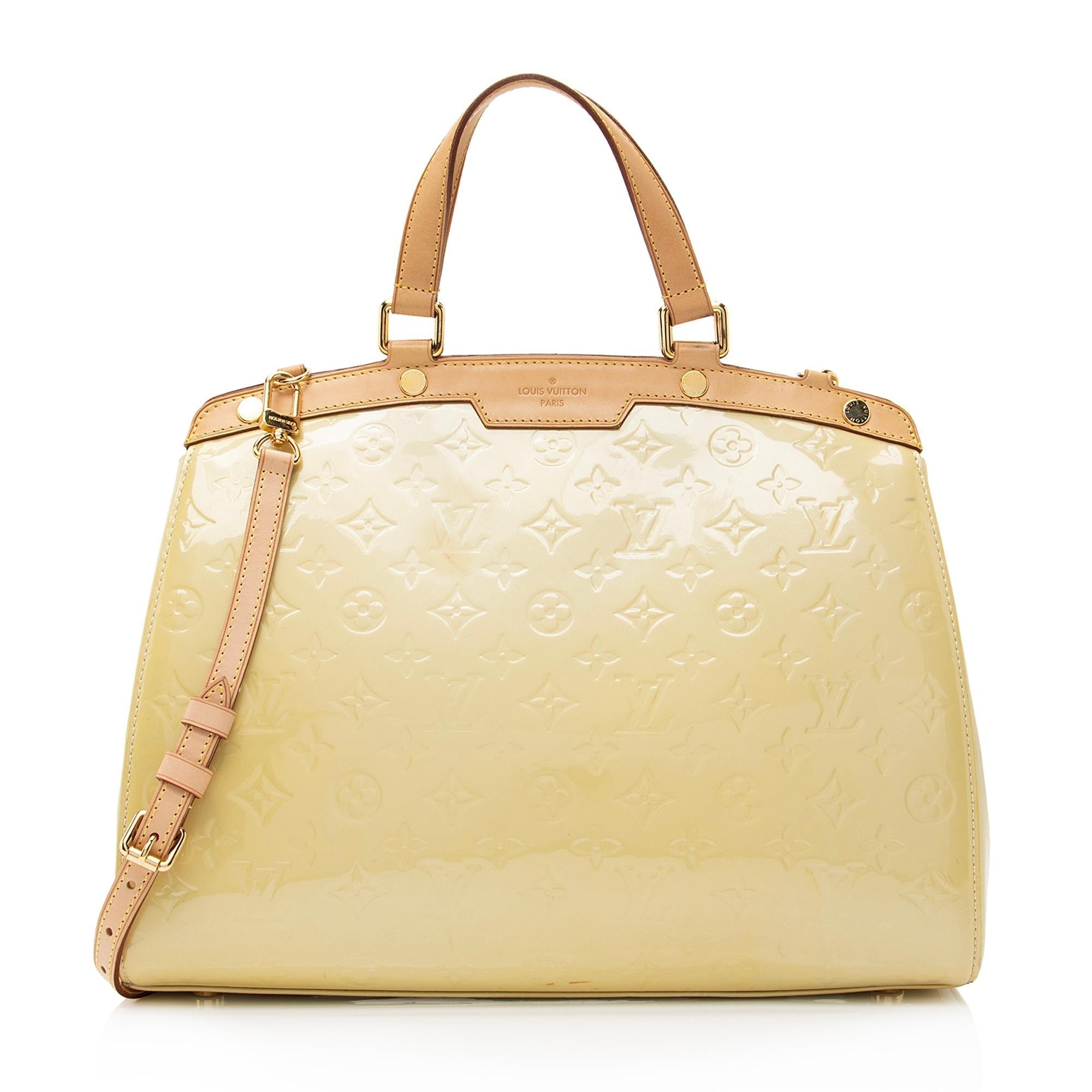 Louis Vuitton Monogram Vernis Brea GM Satchel (SHF-23147)