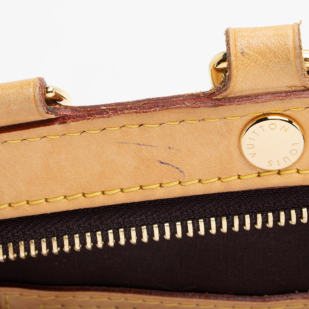Louis Vuitton Monogram Vernis Brea MM Satchel (SHF-21484)