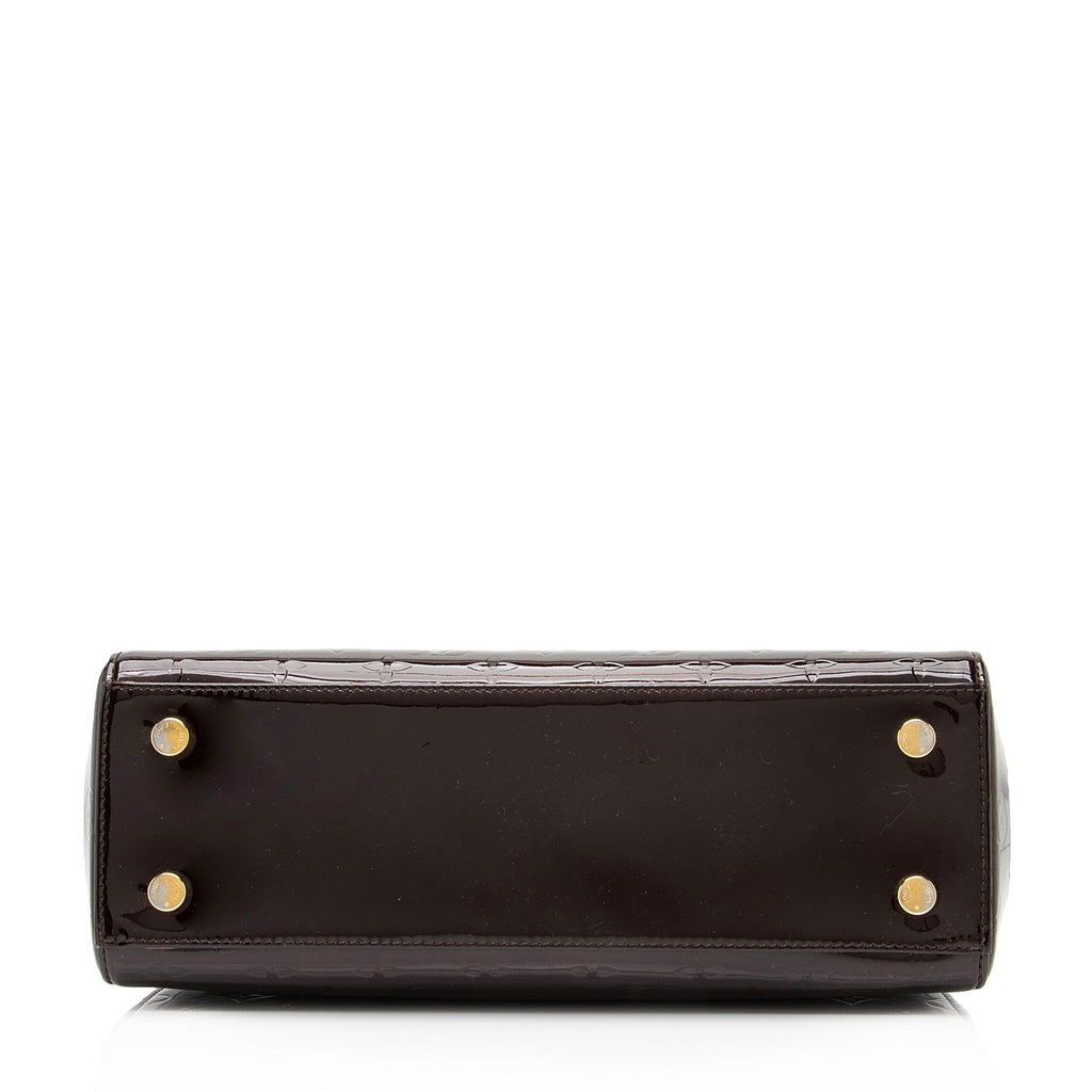 Louis Vuitton Monogram Vernis Brea MM Satchel (SHF-23289)