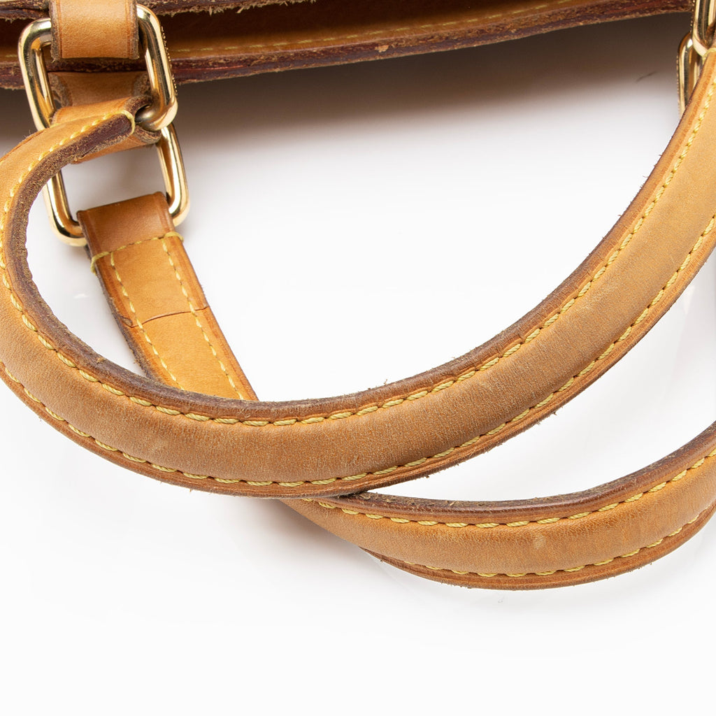 Louis Vuitton Monogram Vernis Brea MM Satchel (SHF-23289)