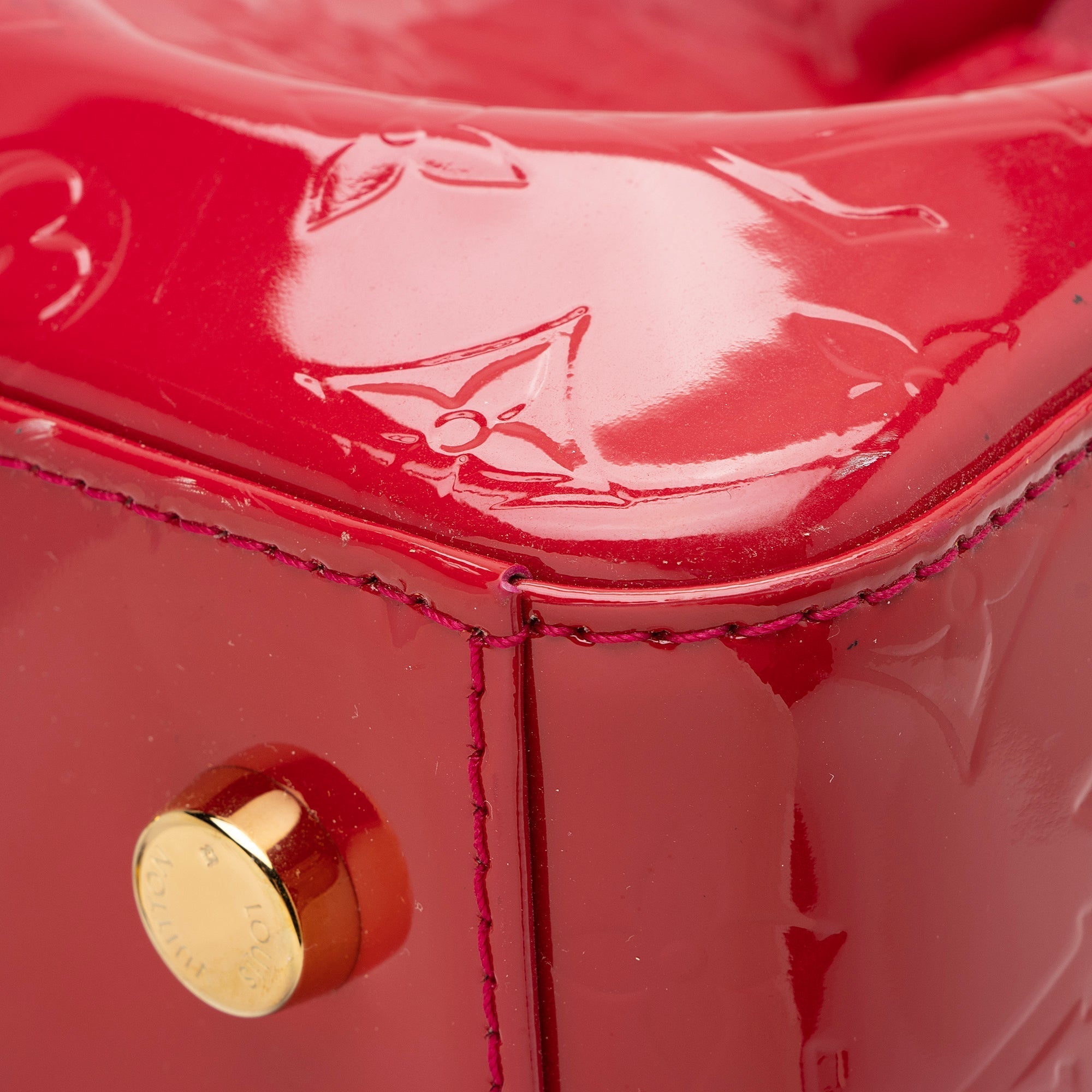 Louis Vuitton Monogram Vernis Brea MM Satchel (SHF-Lt8EA3)