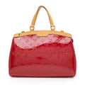 Louis Vuitton Monogram Vernis Brea MM Satchel (SHF-Lt8EA3)