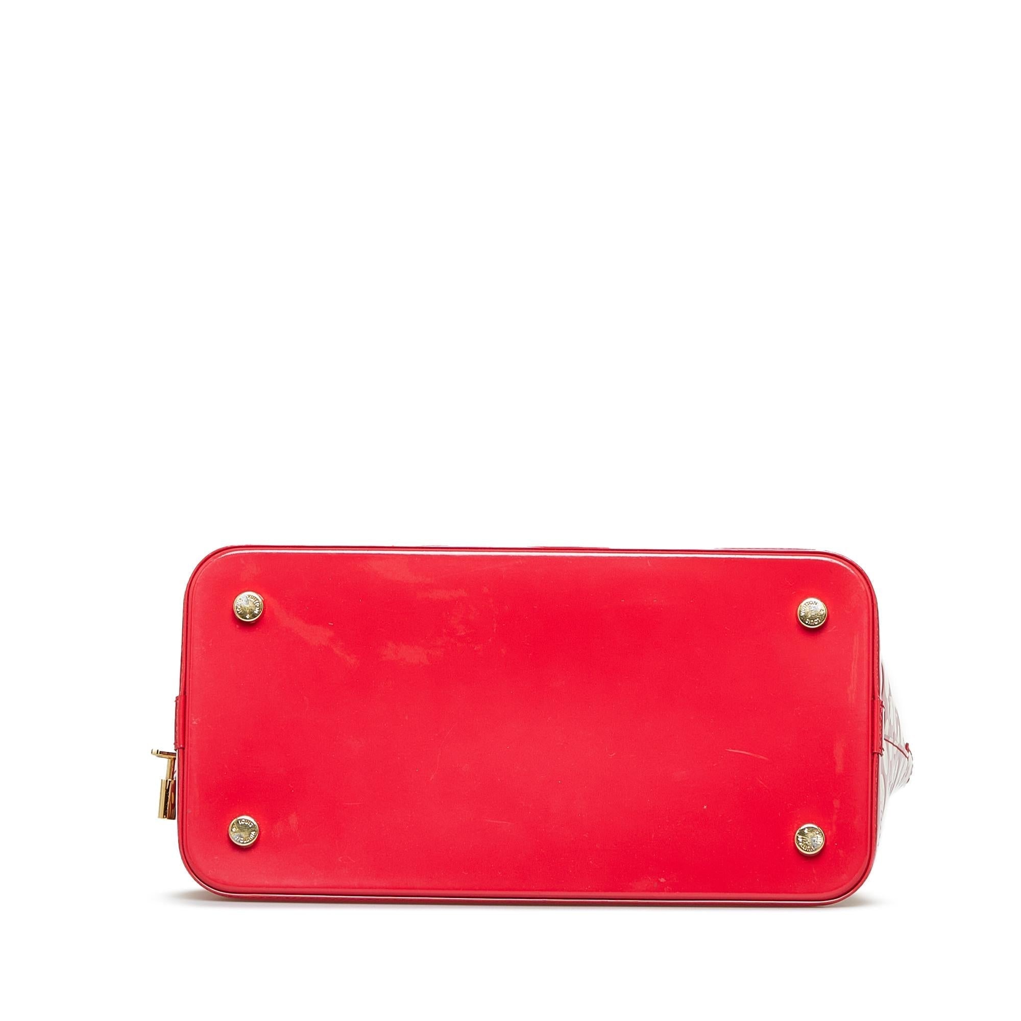 Louis Vuitton Monogram Vernis Kusama Infinity Dots Lockit MM (SHG-fa2biQ)