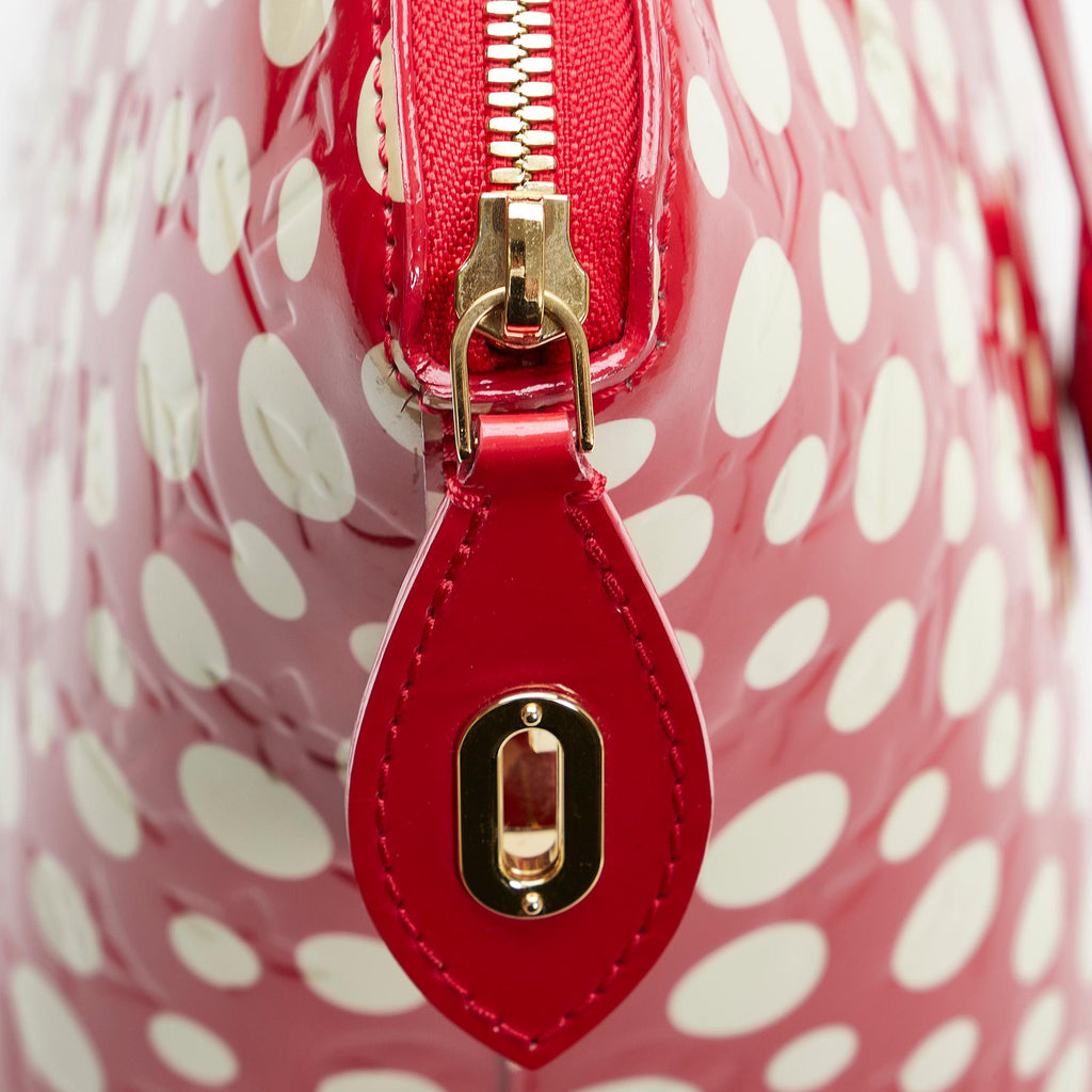 Louis Vuitton Monogram Vernis Kusama Infinity Dots Lockit MM (SHG-fa2biQ)