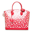 Louis Vuitton Monogram Vernis Kusama Infinity Dots Lockit MM (SHG-fa2biQ)