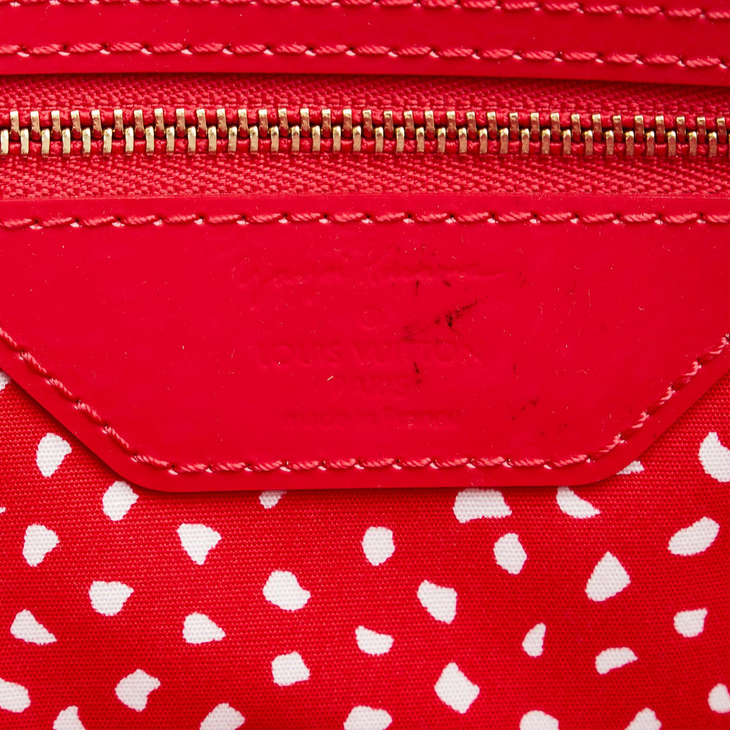 Louis Vuitton Monogram Vernis Kusama Infinity Dots Lockit MM (SHG-fa2biQ)