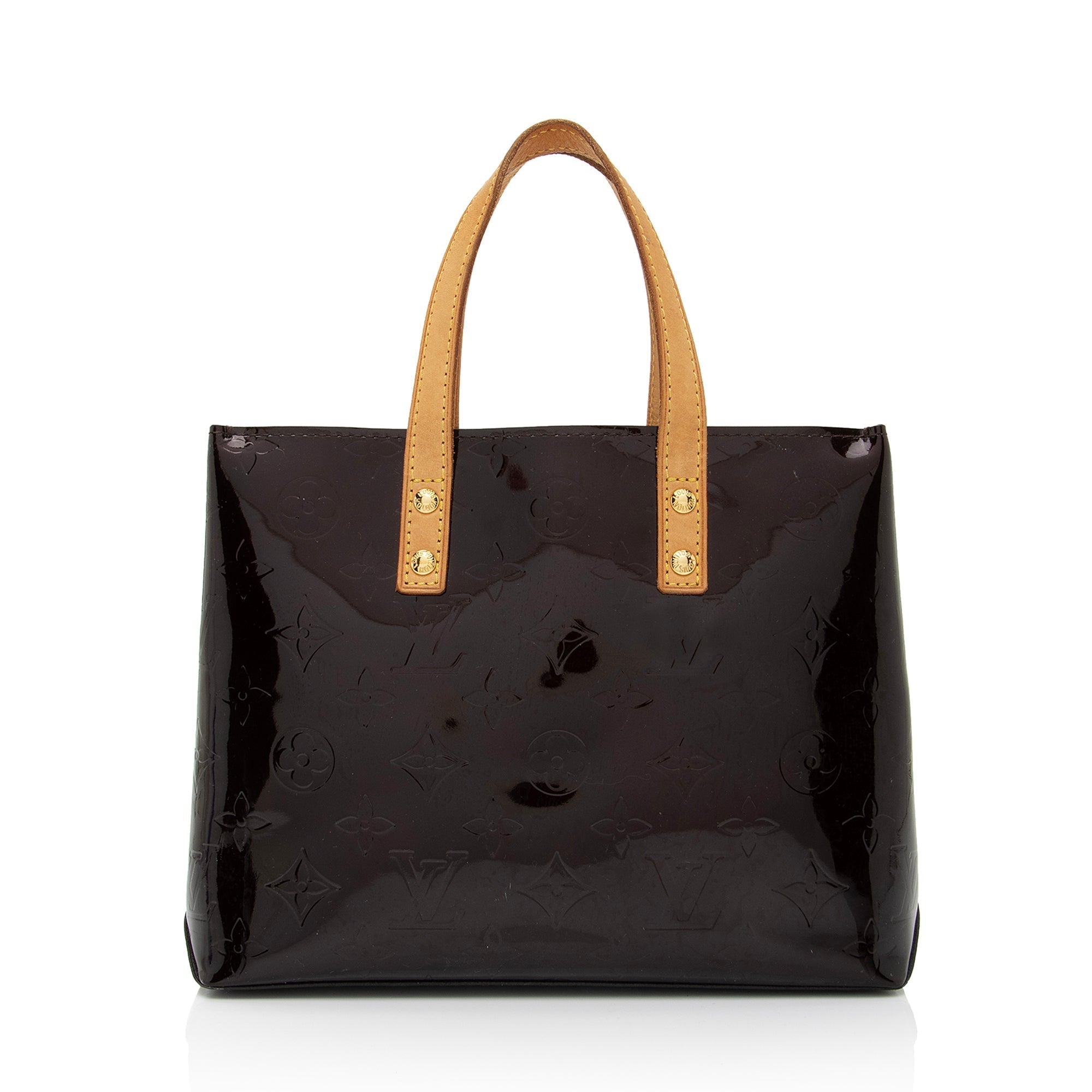 Louis Vuitton Monogram Vernis Reade PM Tote (SHF-bFQHRr)