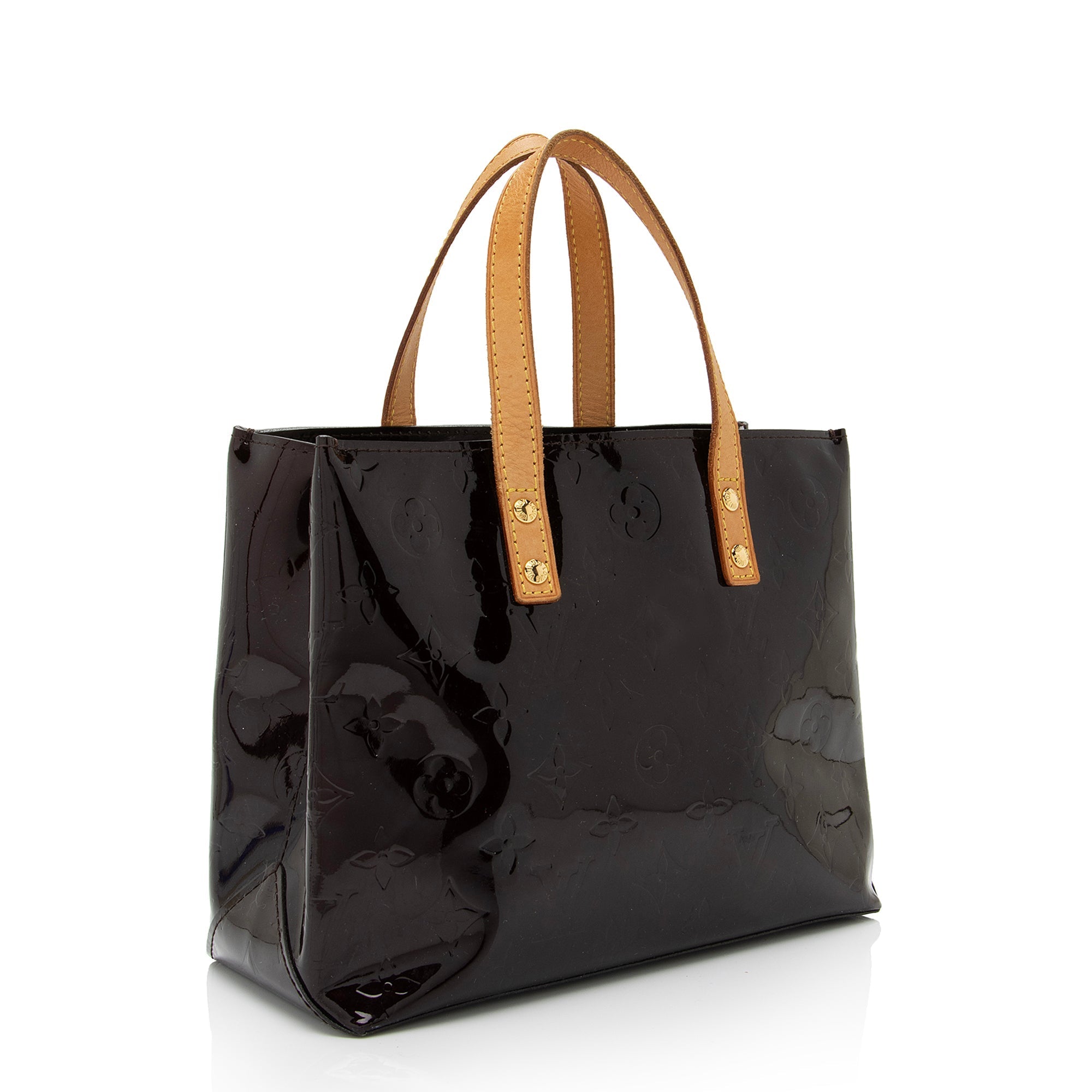 Louis Vuitton Monogram Vernis Reade PM Tote (SHF-bFQHRr)