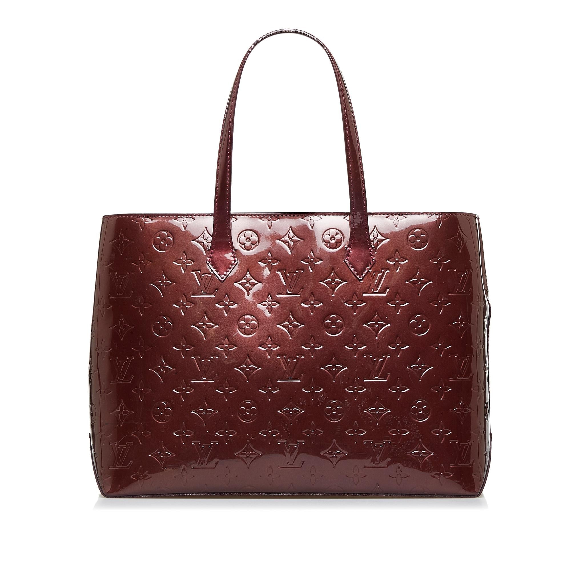 Louis Vuitton Monogram Vernis Wilshire MM (SHG-zreLC0)