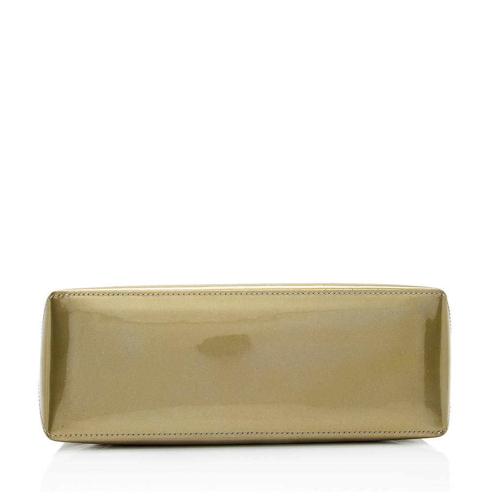Louis Vuitton Monogram Vernis Wilshire PM Satchel (SHF-21270)