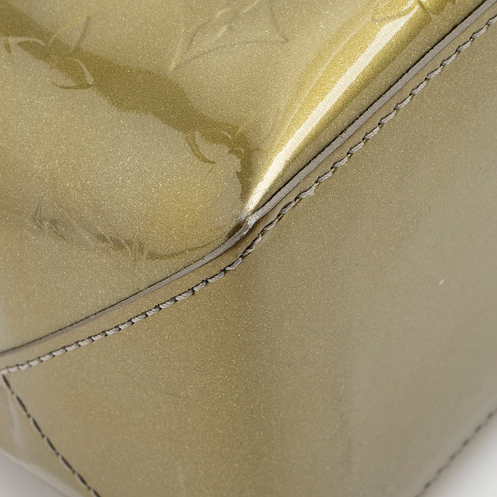 Louis Vuitton Monogram Vernis Wilshire PM Satchel (SHF-21270)
