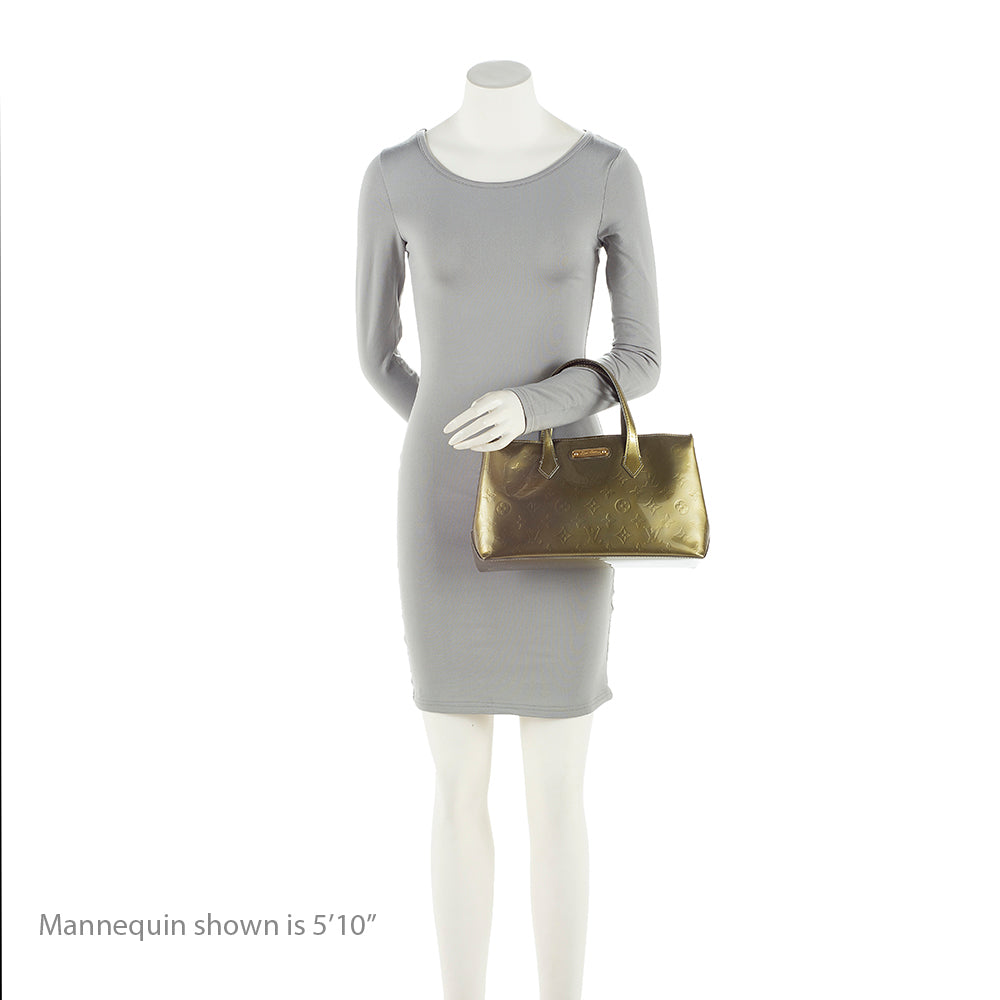 Louis Vuitton Monogram Vernis Wilshire PM Satchel (SHF-21270)