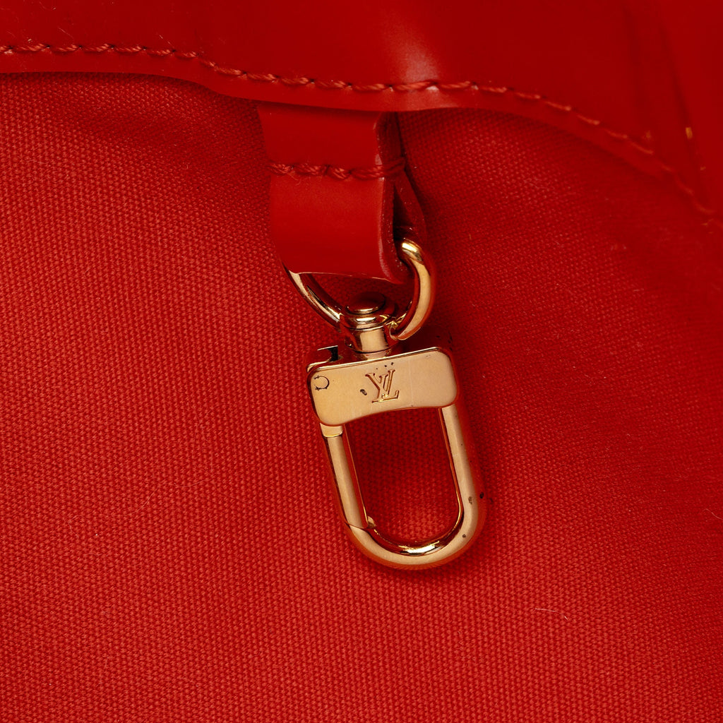 Louis Vuitton Monogram Vernis Wilshire PM Satchel (SHF-7MJQTZ)