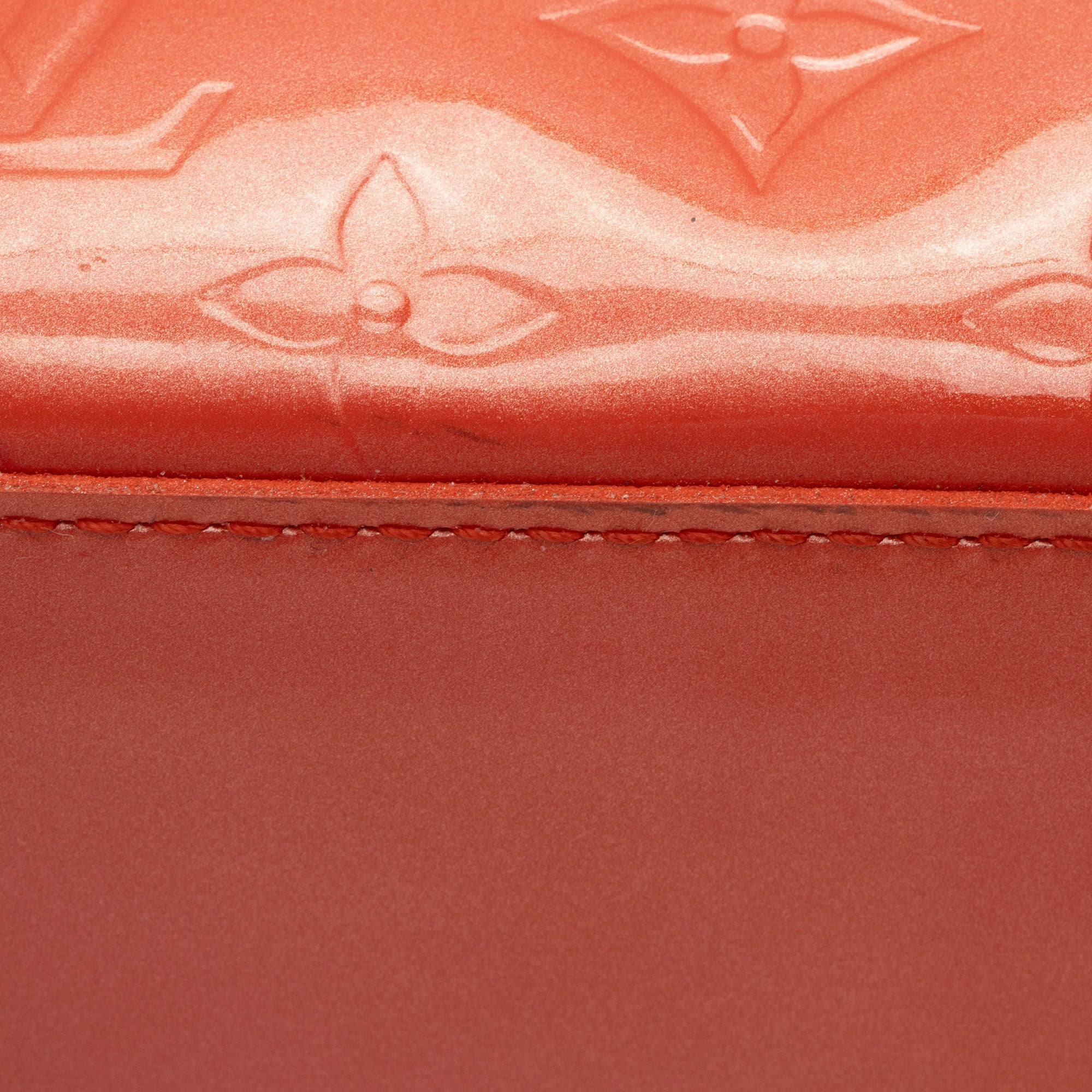 Louis Vuitton Monogram Vernis Wilshire PM Satchel (SHF-7MJQTZ)