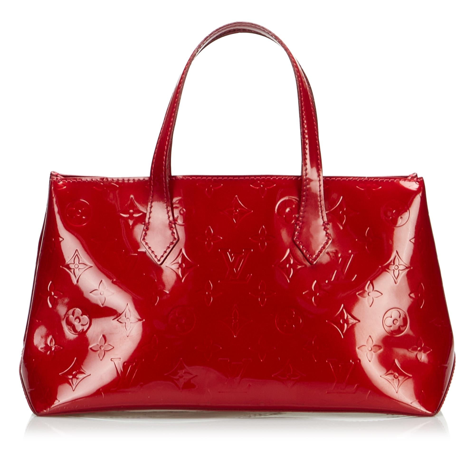 Louis Vuitton Monogram Vernis Wilshire PM (SHG-TRYAiY)