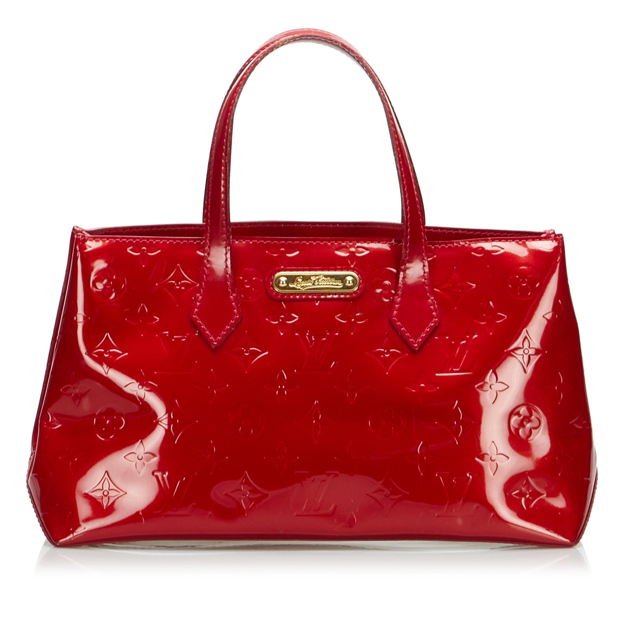 Louis Vuitton Monogram Vernis Wilshire PM (SHG-TRYAiY)