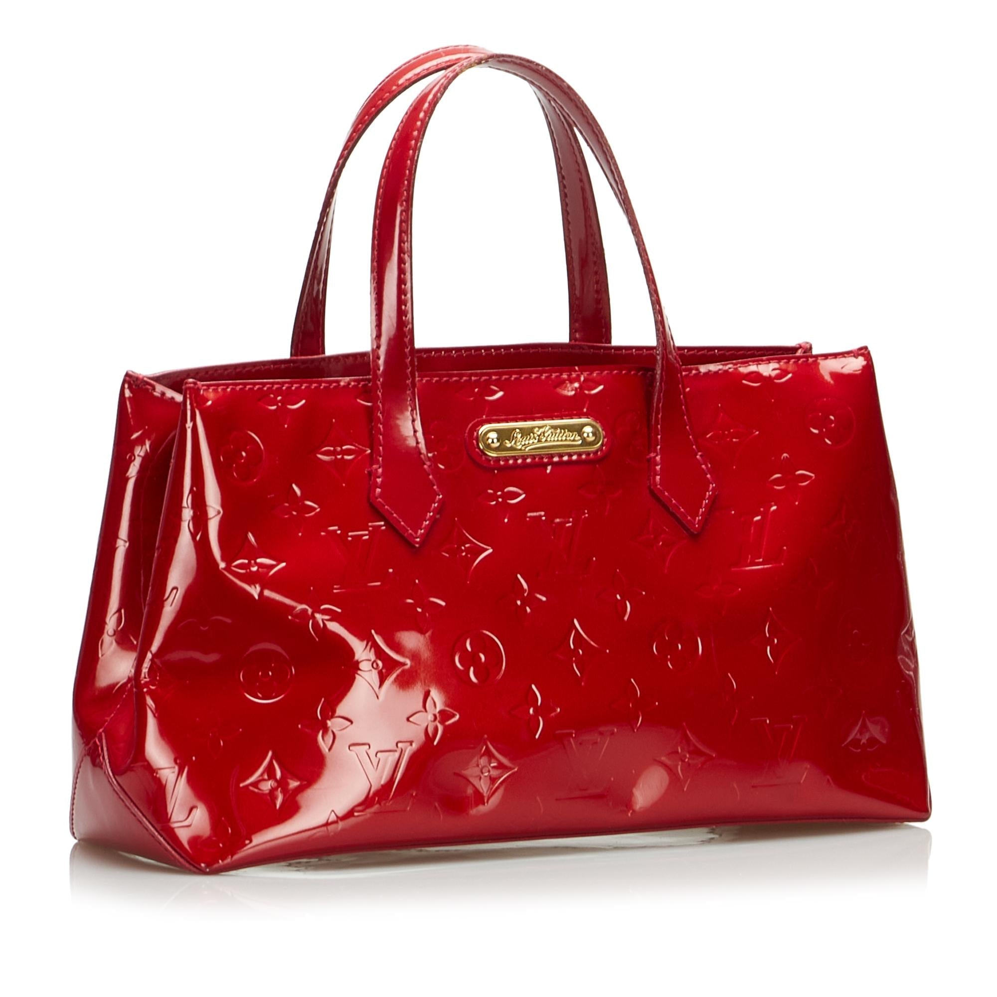 Louis Vuitton Monogram Vernis Wilshire PM (SHG-TRYAiY)