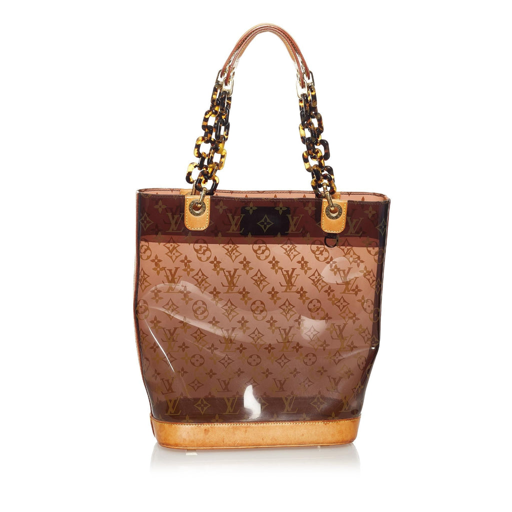 Louis Vuitton Monogram Vinyl Cabas Sac Ambre MM (SHG-31170)