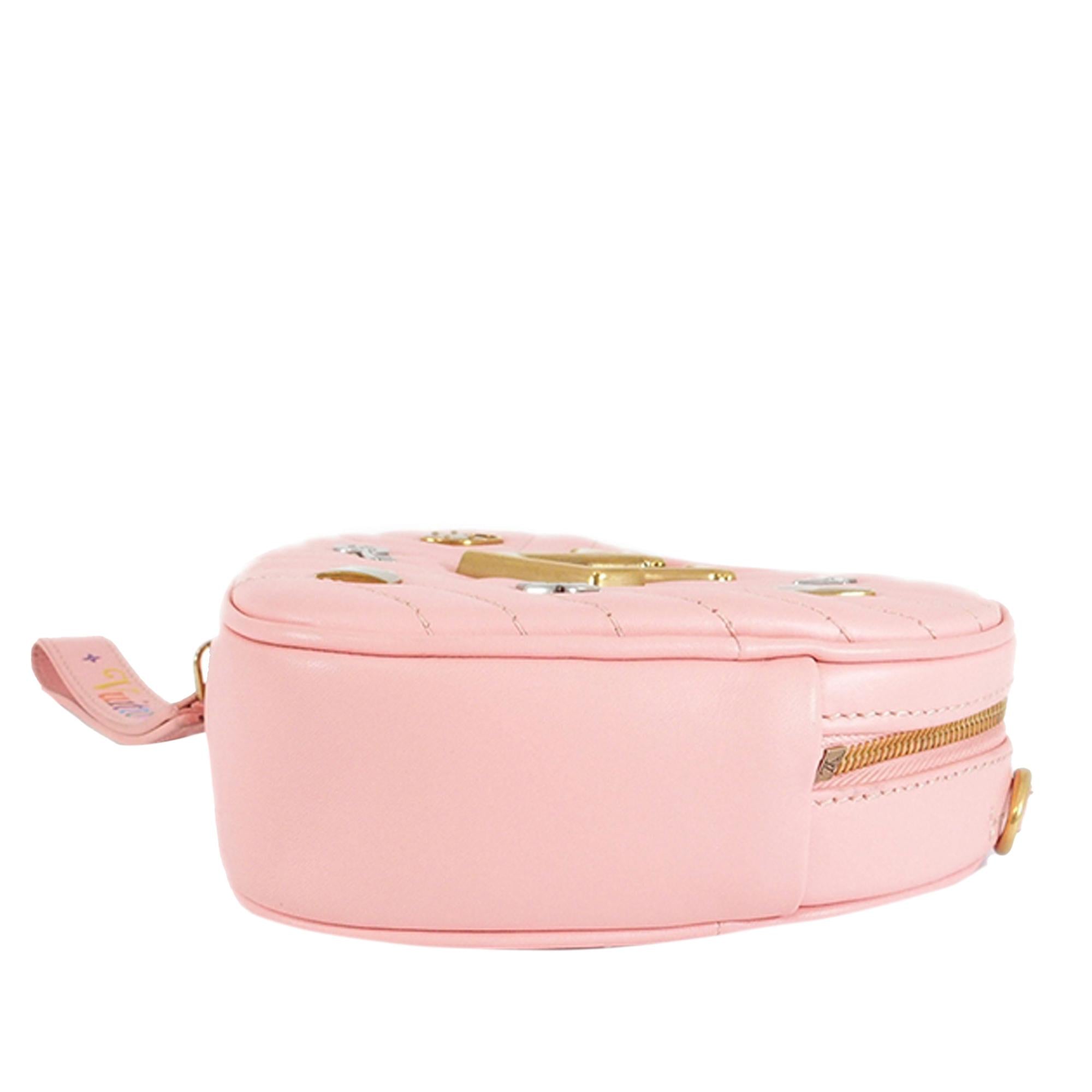 Louis Vuitton New Wave Love Lock Heart Crossbody (SHG-36737)