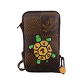 Louis Vuitton Nigo Giant Damier Ebene Tortoise Double Phone Pouch (SHG-MeAMW1)