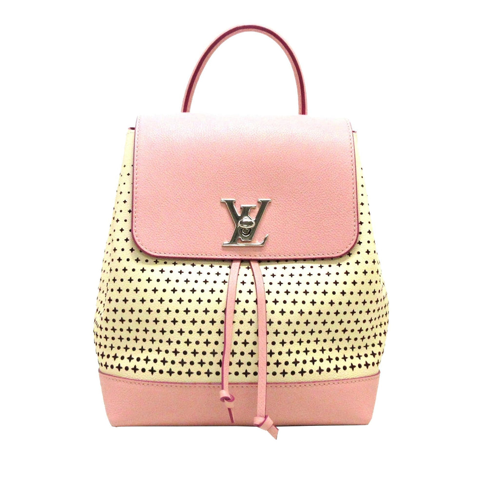 Louis Vuitton Perforated Lockme Backpack (SHG-XHSrvG)
