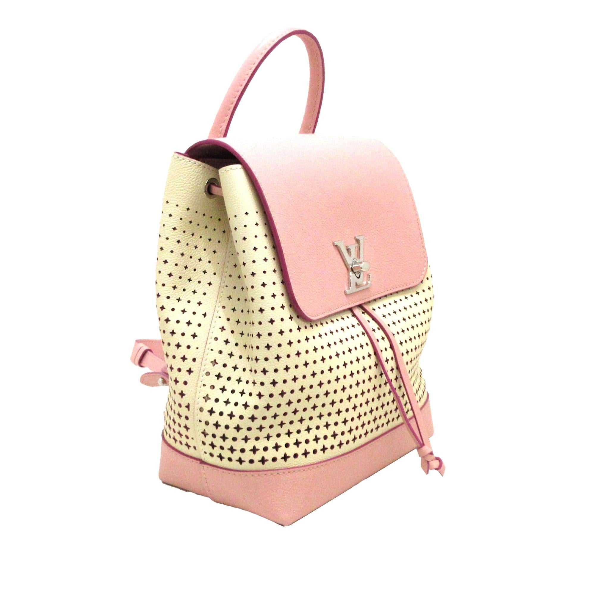Louis Vuitton Perforated Lockme Backpack (SHG-XHSrvG)
