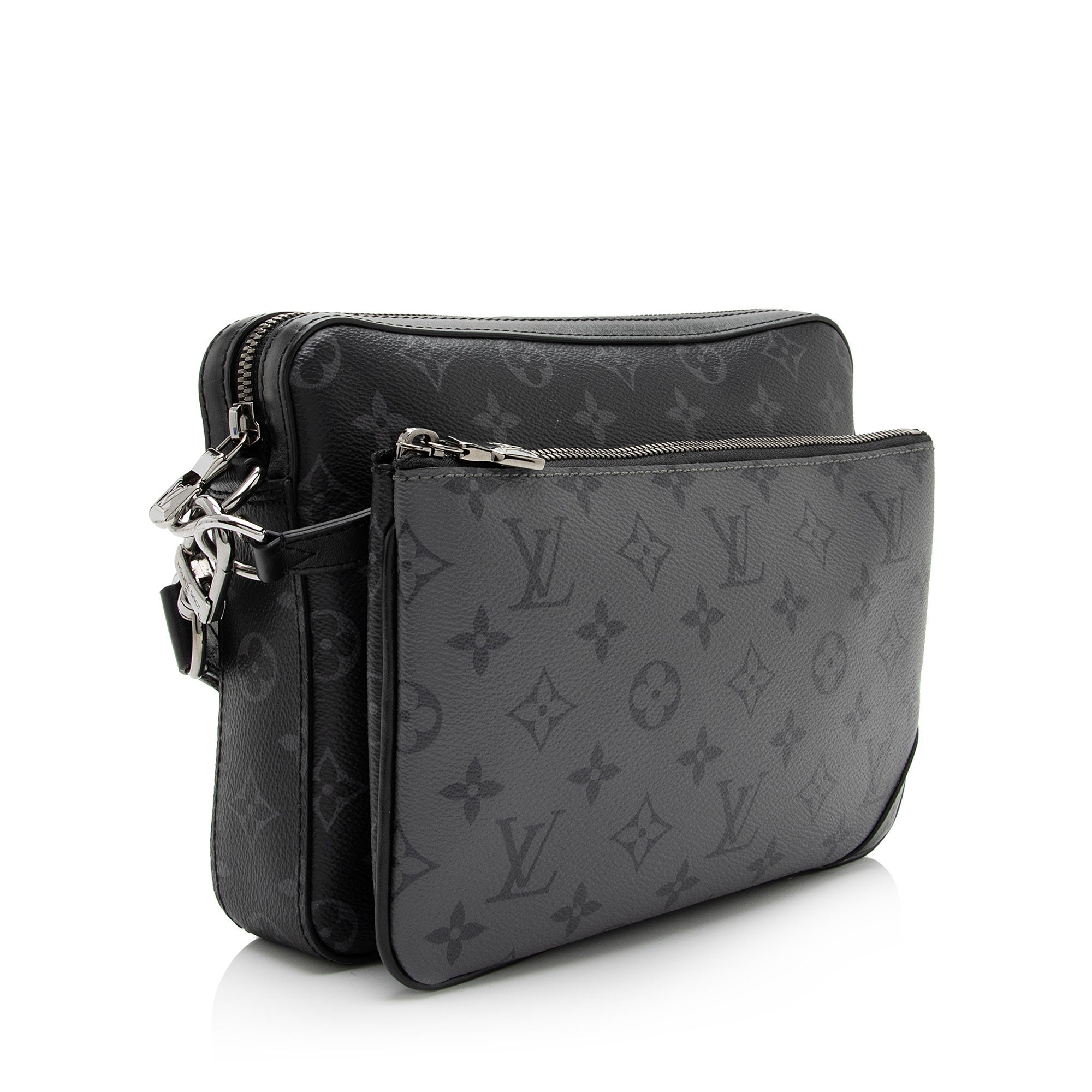 Louis Vuitton Reverse Monogram Eclipse Trio Messenger Bag (SHF-aOjc2U)