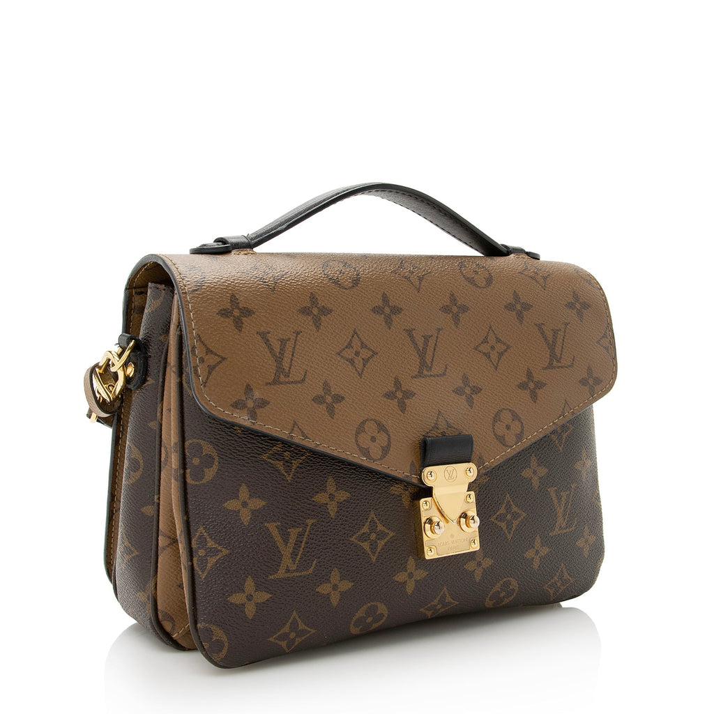 Louis Vuitton Reverse Monogram Pochette Metis Shoulder Bag (SHF-22715)