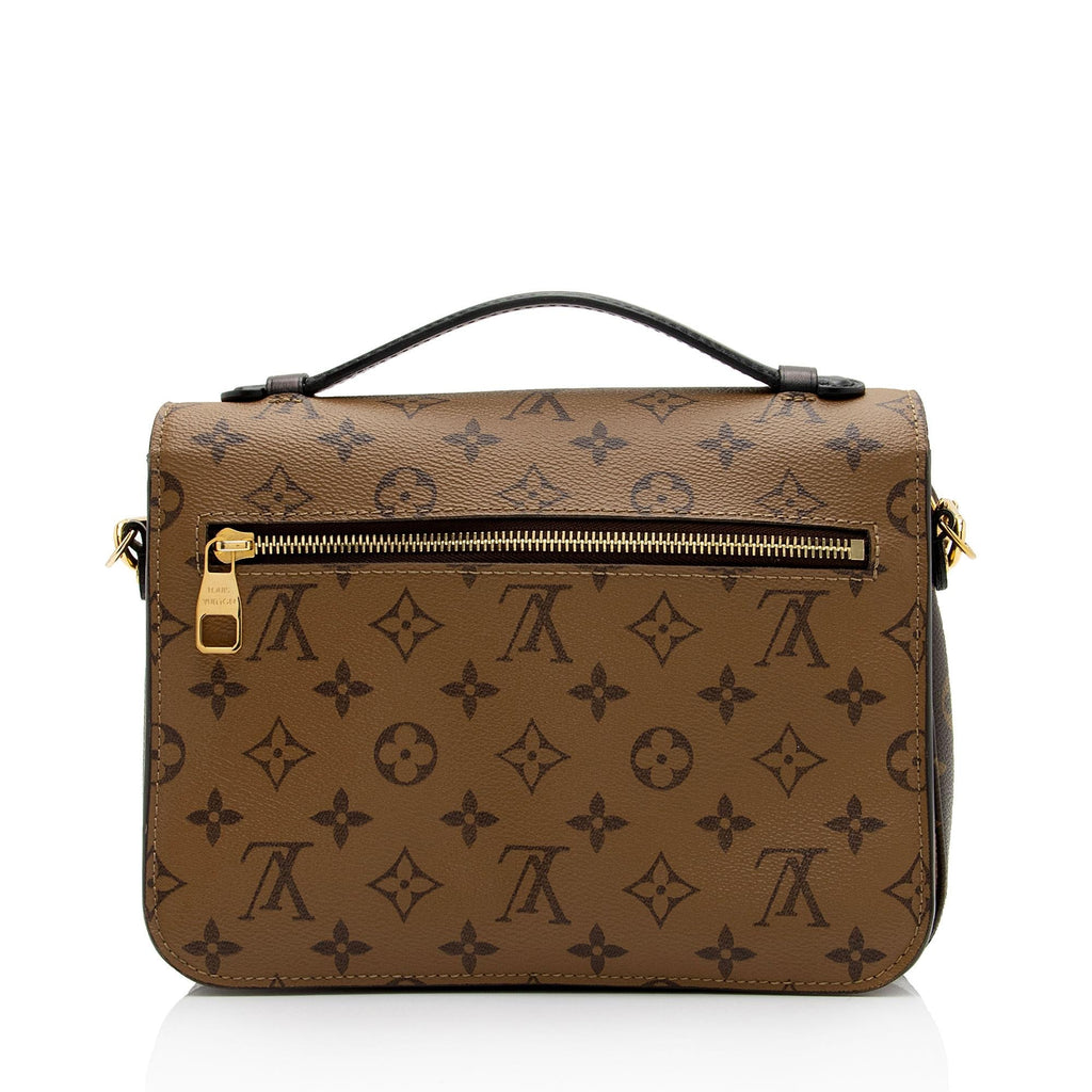 Louis Vuitton Reverse Monogram Pochette Metis Shoulder Bag (SHF-v7Wb70)