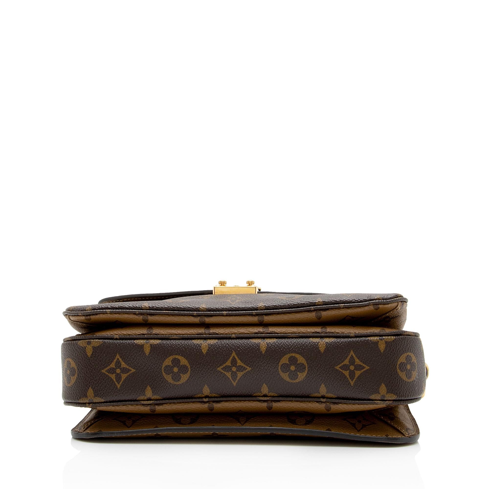 Louis Vuitton Reverse Monogram Pochette Metis Shoulder Bag (SHF-v7Wb70)