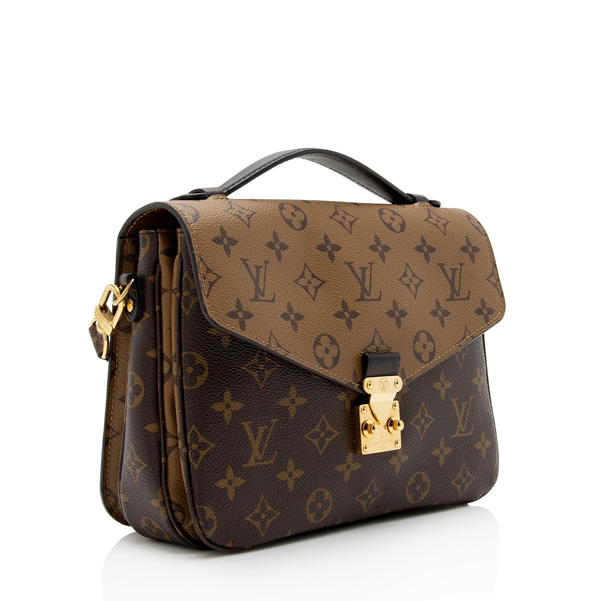 Louis Vuitton Reverse Monogram Pochette Metis Shoulder Bag (SHF-v7Wb70)