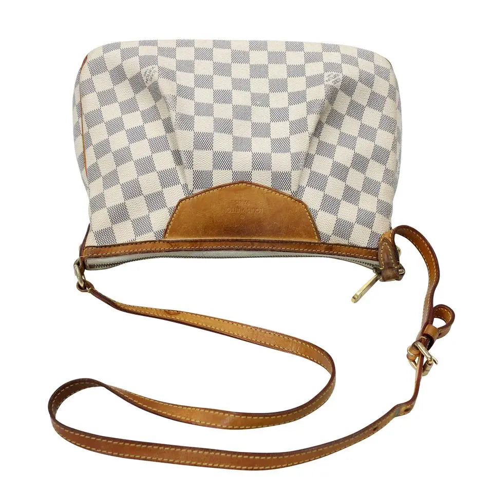 Louis Vuitton Siracusa Damier Azur PM Monogram Crossbody Bag LV-B0504P-0003
