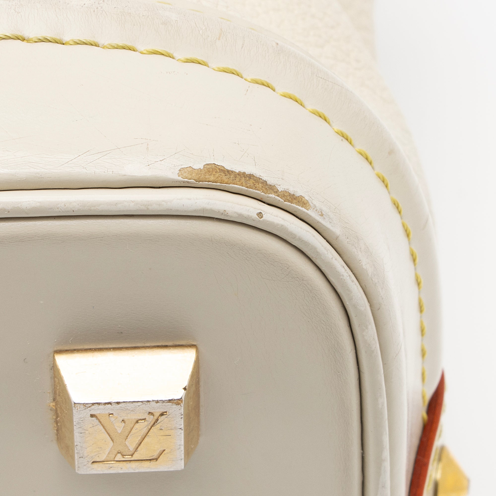 Louis Vuitton Suhali Leather Lockit PM Satchel (SHF-23755)