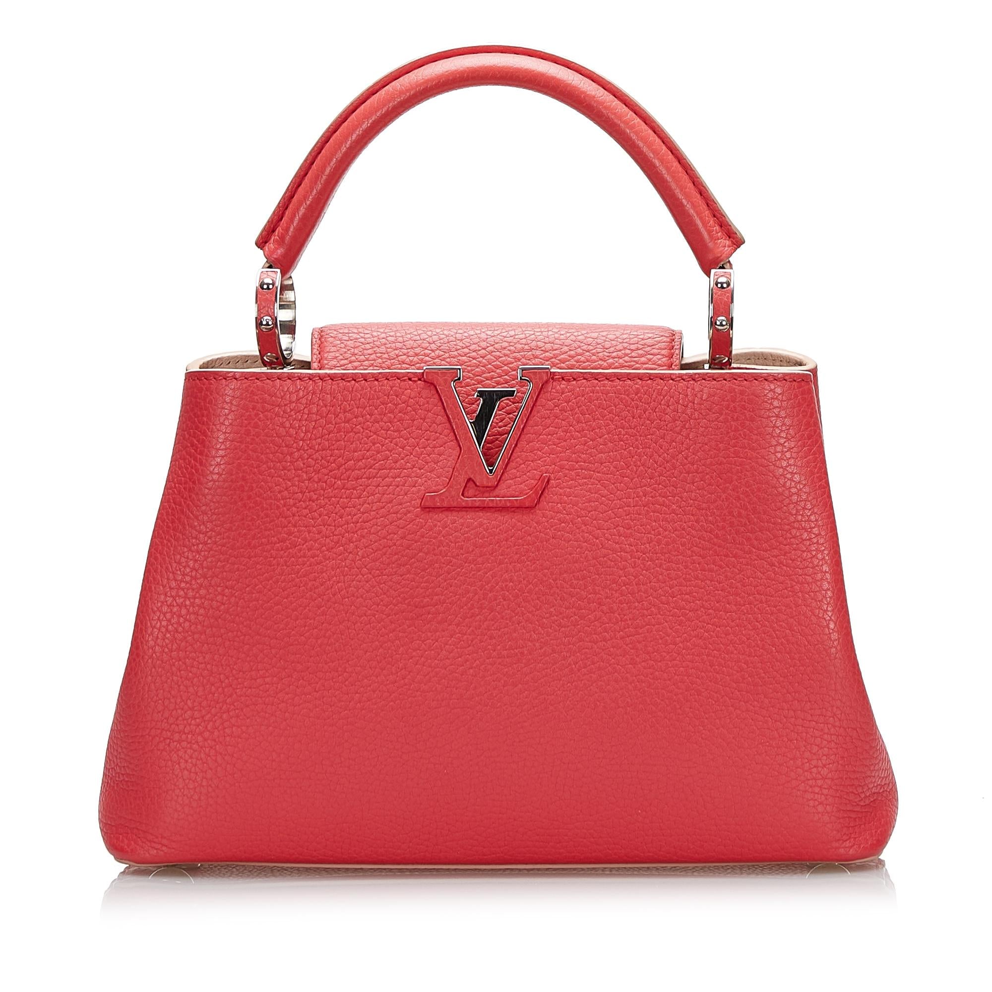 Louis Vuitton Taurillon Capucines BB (SHG-36947)