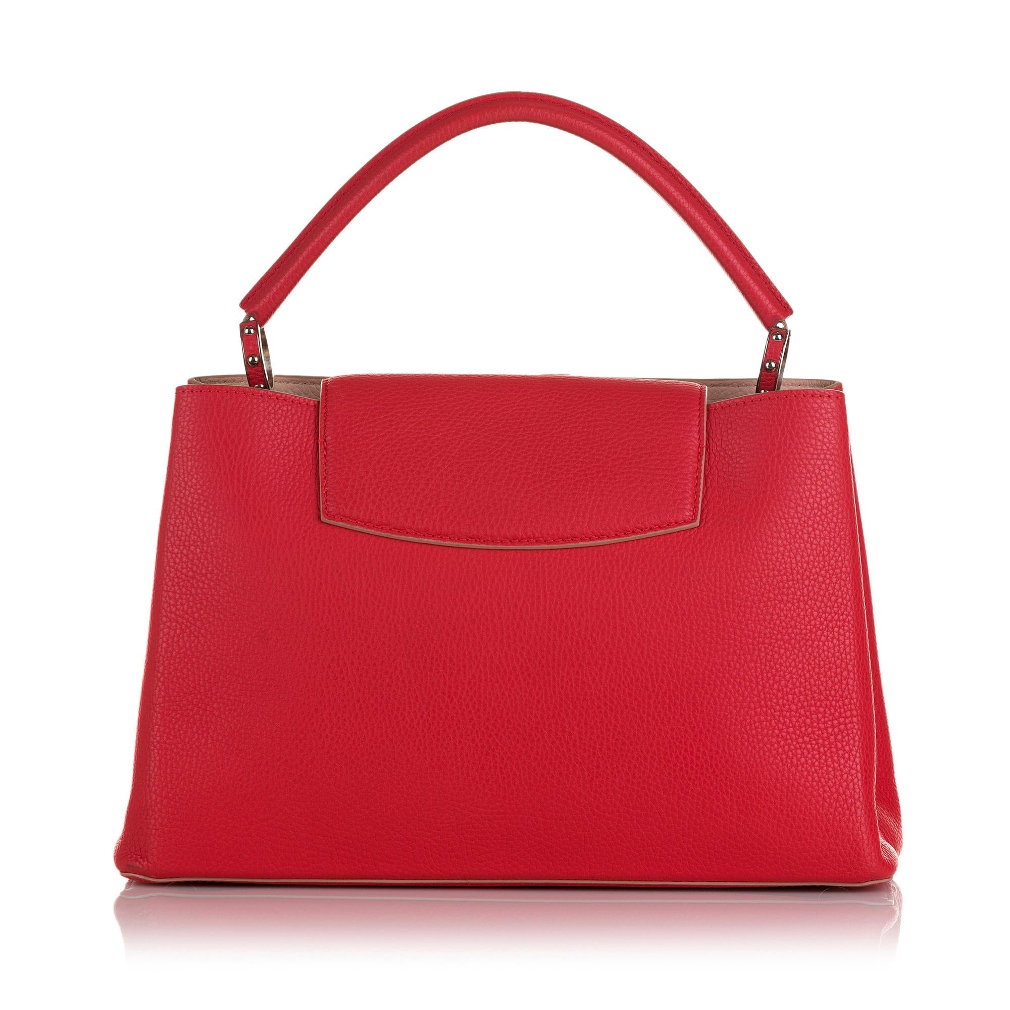 Louis Vuitton Taurillon Capucines MM (SHG-NxXS5i)