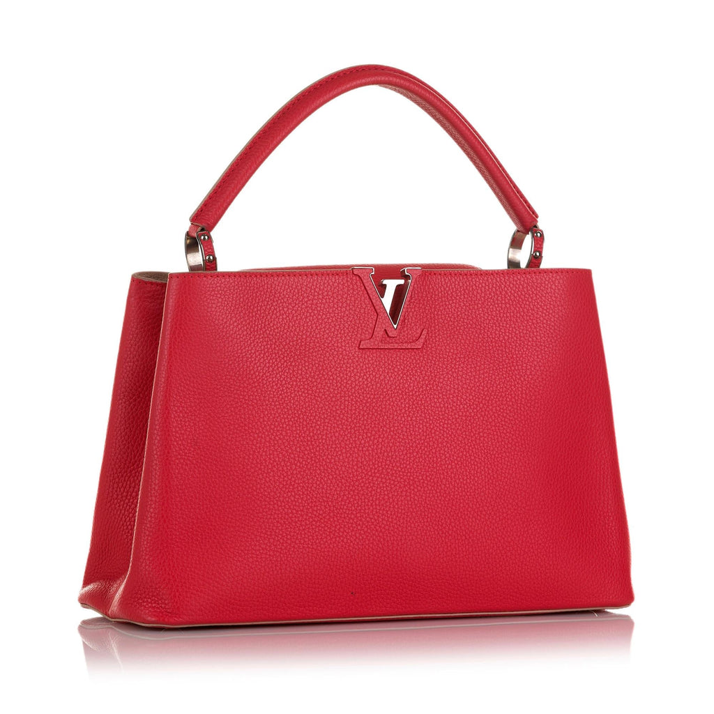 Louis Vuitton Taurillon Capucines MM (SHG-NxXS5i)