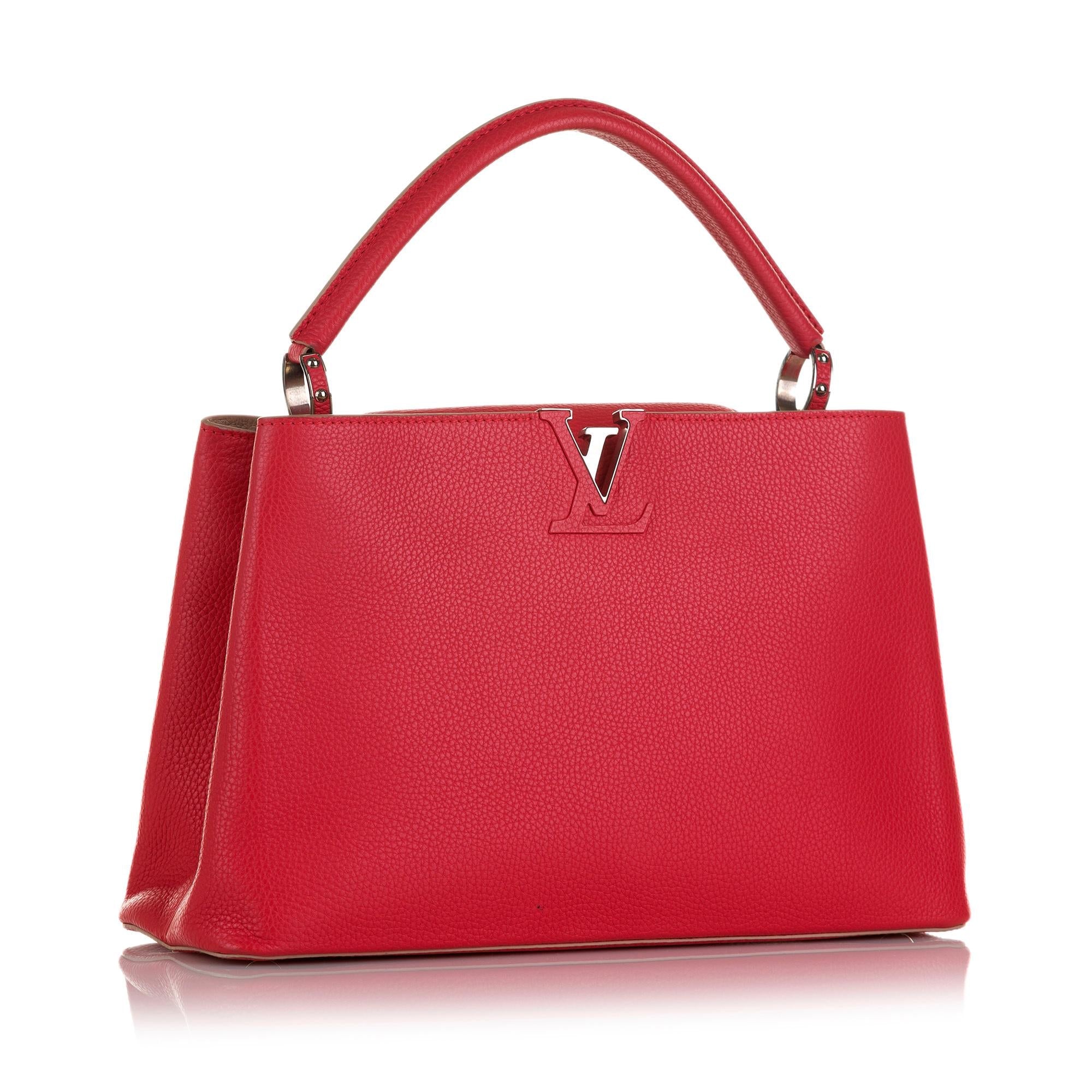 Louis Vuitton Taurillon Capucines MM (SHG-NxXS5i)
