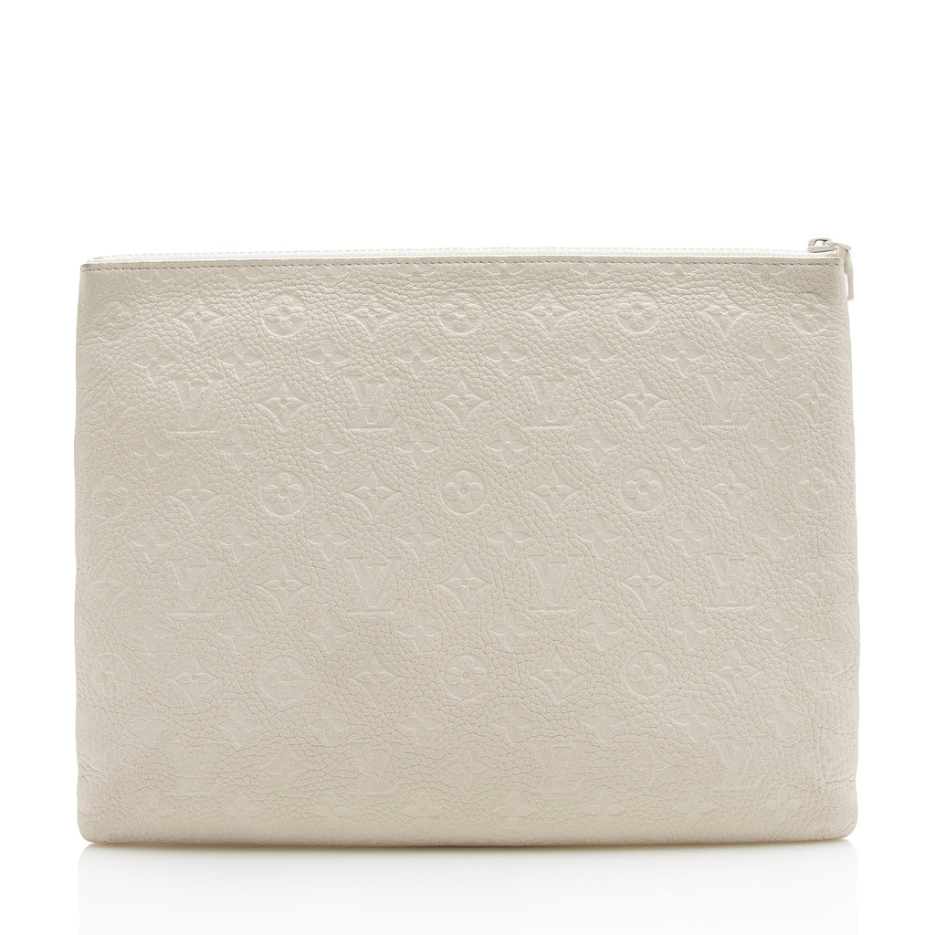 Louis Vuitton Taurillon Monogram Solar Ray A4 Pouch (SHF-22981)