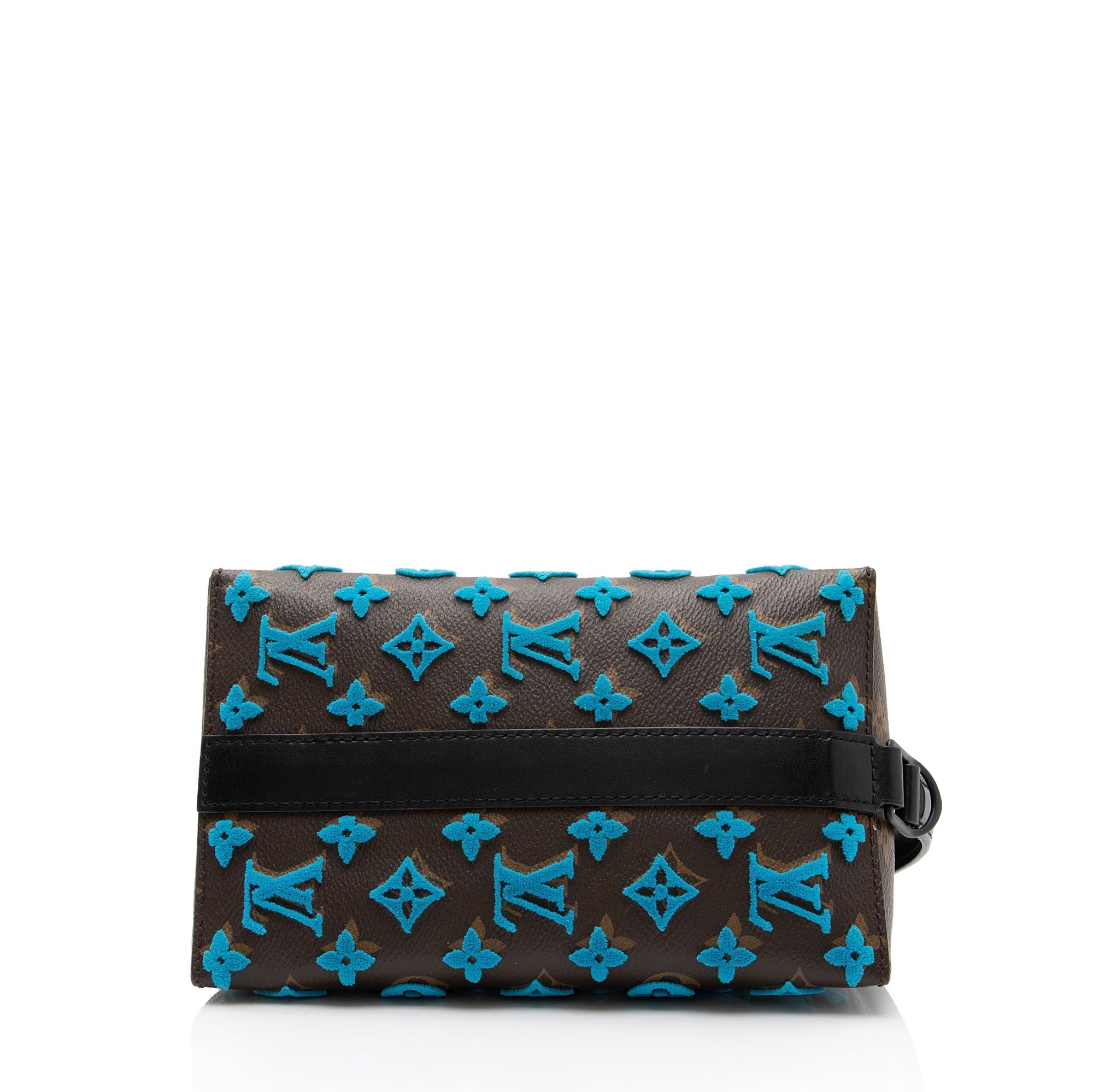 Louis Vuitton Tuffetage Monogram Canvas Triangle Messenger Bag (SHF-xhFdYr)