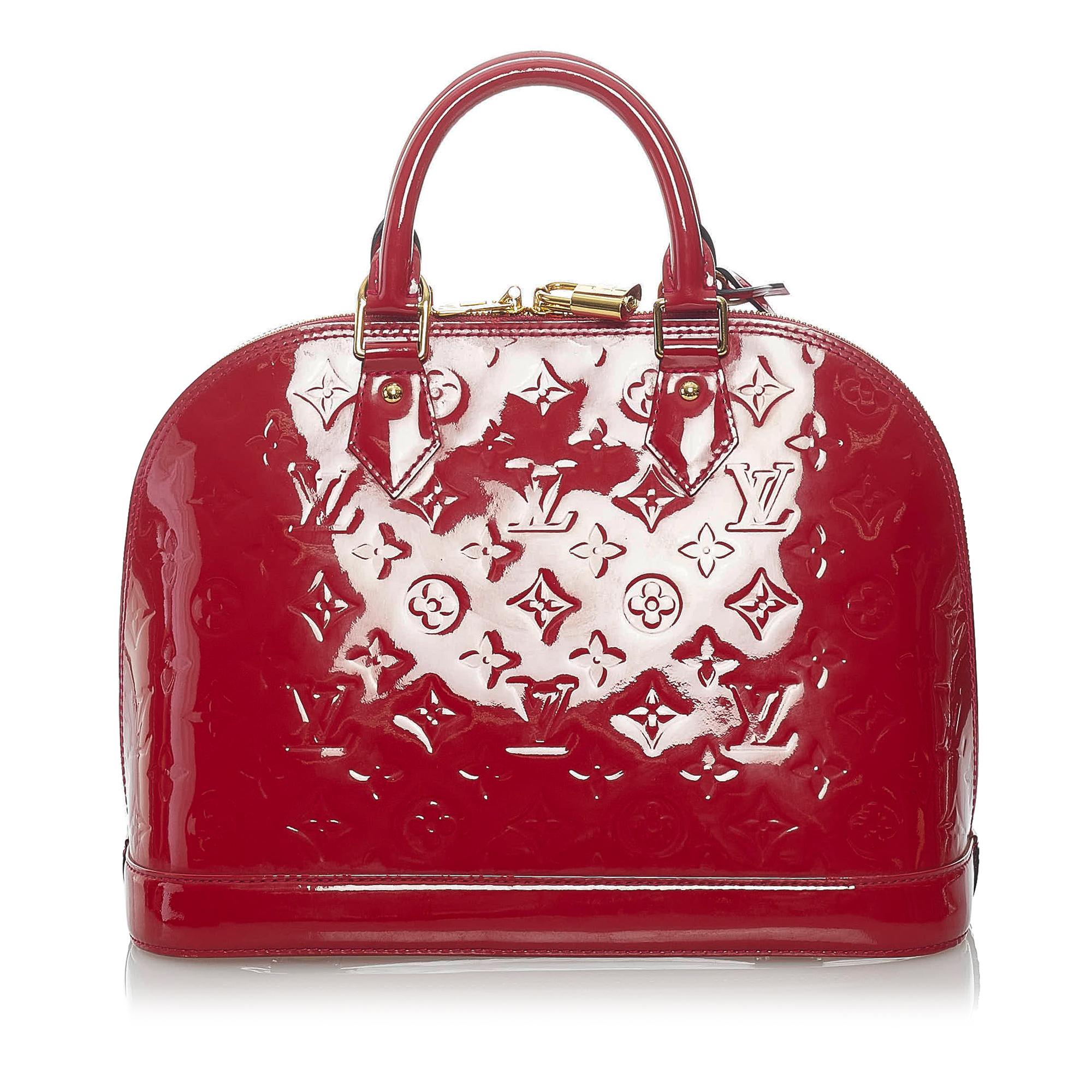 Louis Vuitton Vernis Alma PM (SHG-33441)